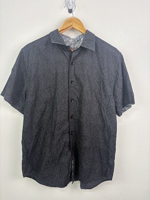 Robert Graham × Vintage Vintage 90's Robert Graham Floral All Over Print Pattern Button Up Collared Shirt Size L Size US L / EU 52-54 / 3 - 1 Thumbnail
