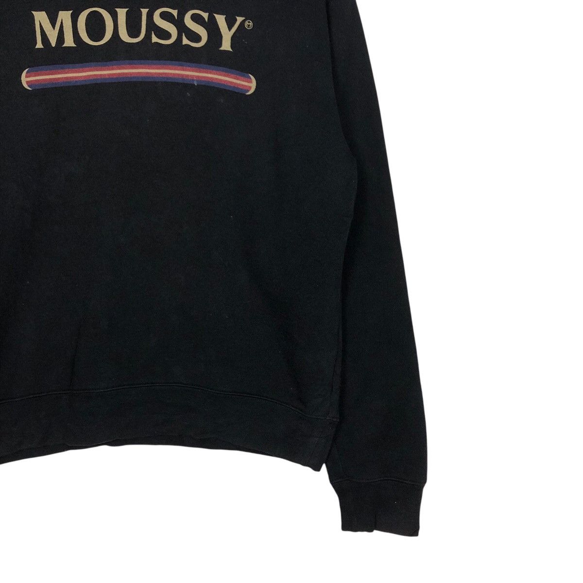 Japanese Brand × Vintage 📌Vintage Sweatshirt Moussy Big Logo Issey Miyake Size US M / EU 48-50 / 2 - 6 Thumbnail