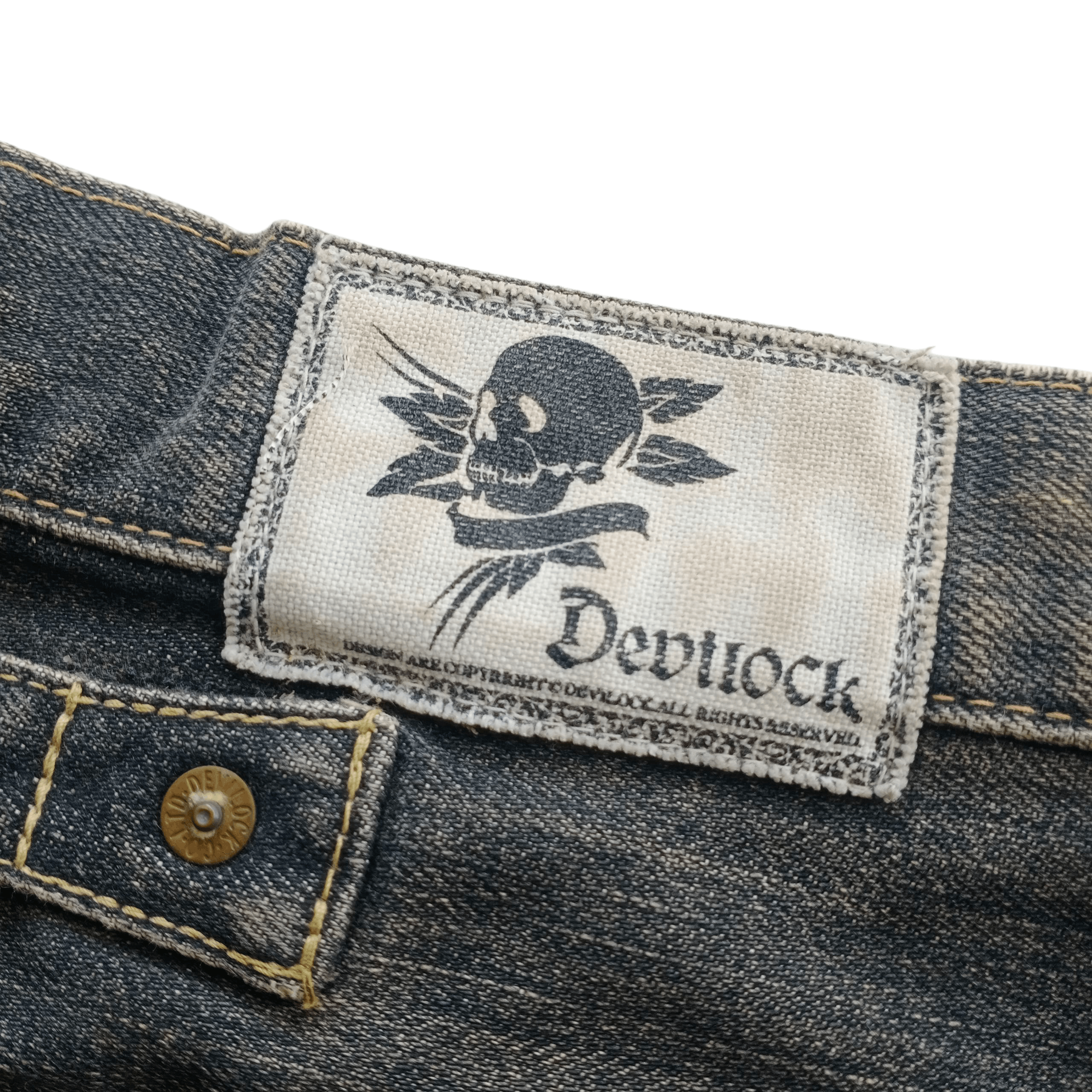 Devilock Devilock Hardcore Disstressed Jeans Japan Denim Size US 31 - 2 Thumbnail