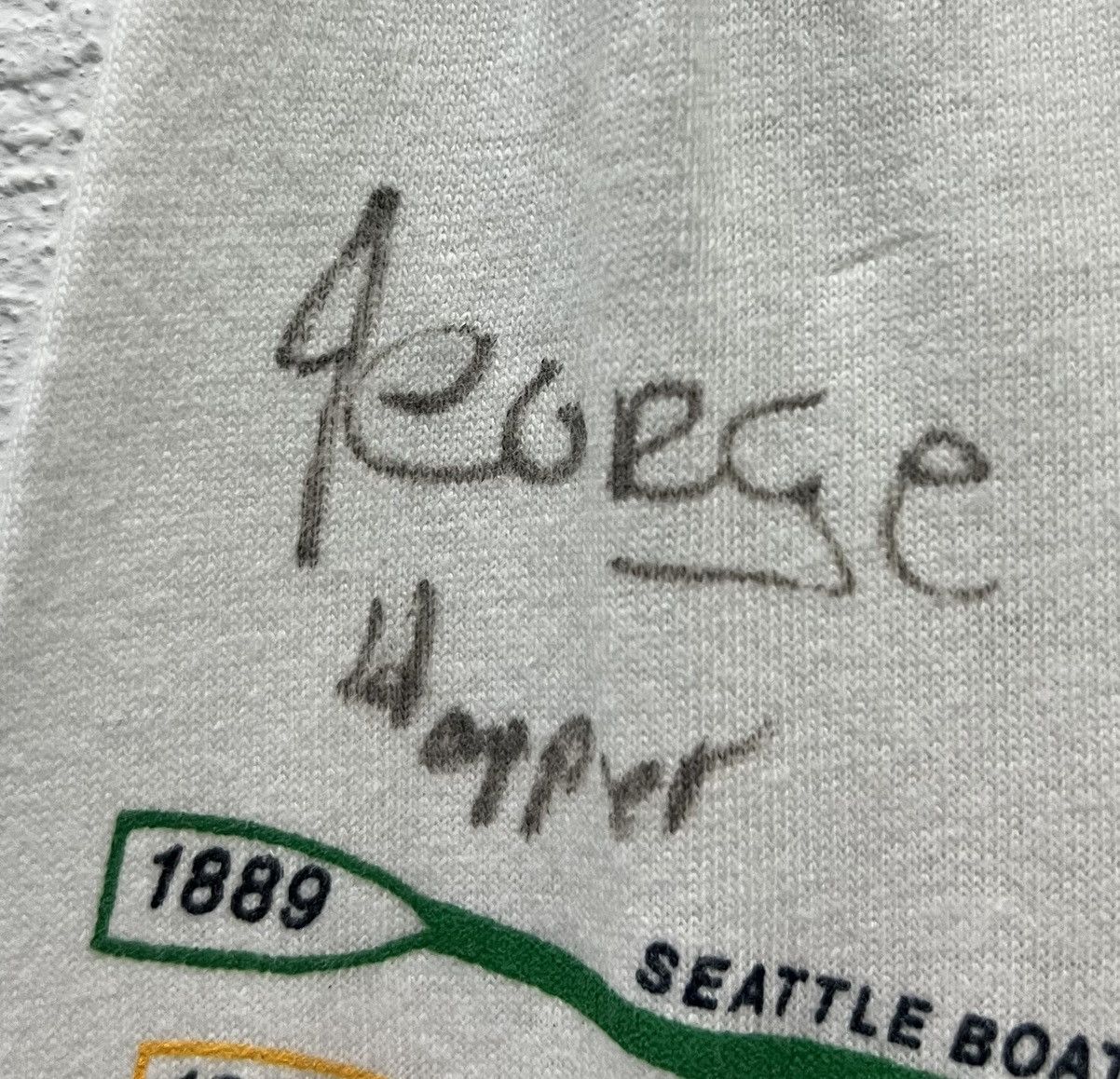Vintage VINTAGE STEDMAN SEATTLE ROWING CENTENNIAL OPENING DAY SHIRT Size US XL / EU 56 / 4 - 8 Thumbnail