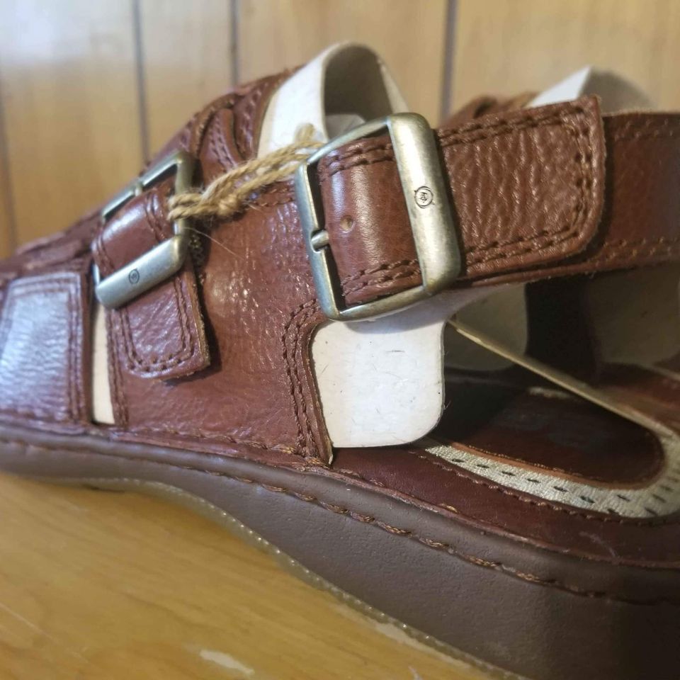 Born Born Miguel F/G Sandals - Leather Men's - Bourban US 11 Size US 11 / EU 44 - 6 Thumbnail