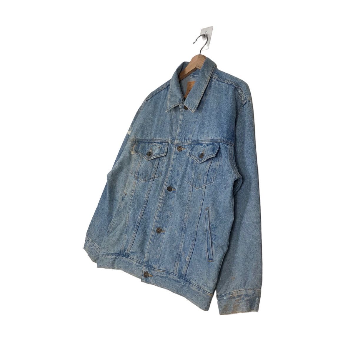 Japanese Brand 🔥Vintage Mac Eye Denim Trucker Biker Jacket Toyo Enterprise Size US L / EU 52-54 / 3 - 2 Thumbnail