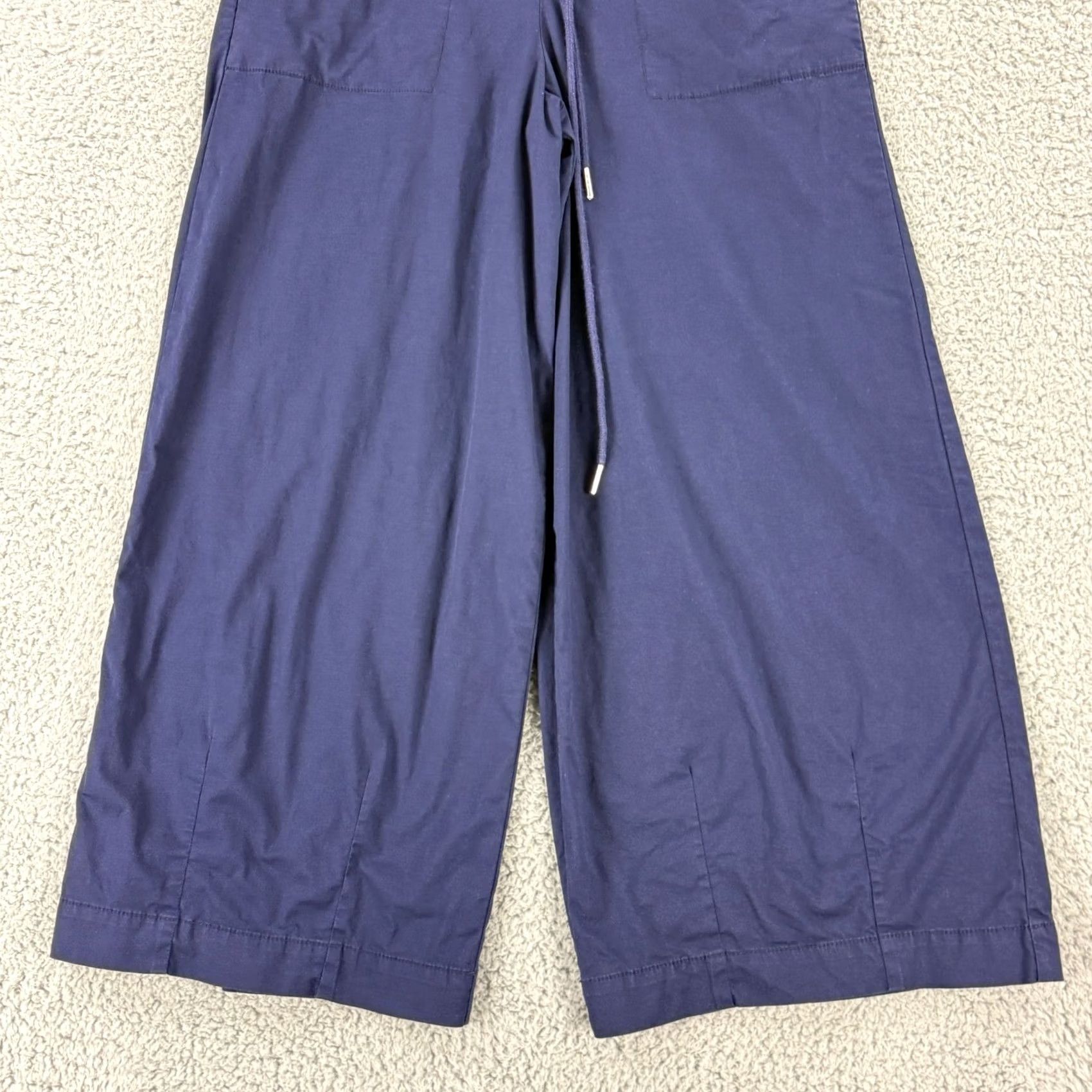 Anthropologie Maeve Anthropologie Wide-Leg Pants Womens XS Blue Pull On Casual Regular Wide-Leg Pants XS Blue Size 26" / US 2 / IT 38 - 3 Thumbnail