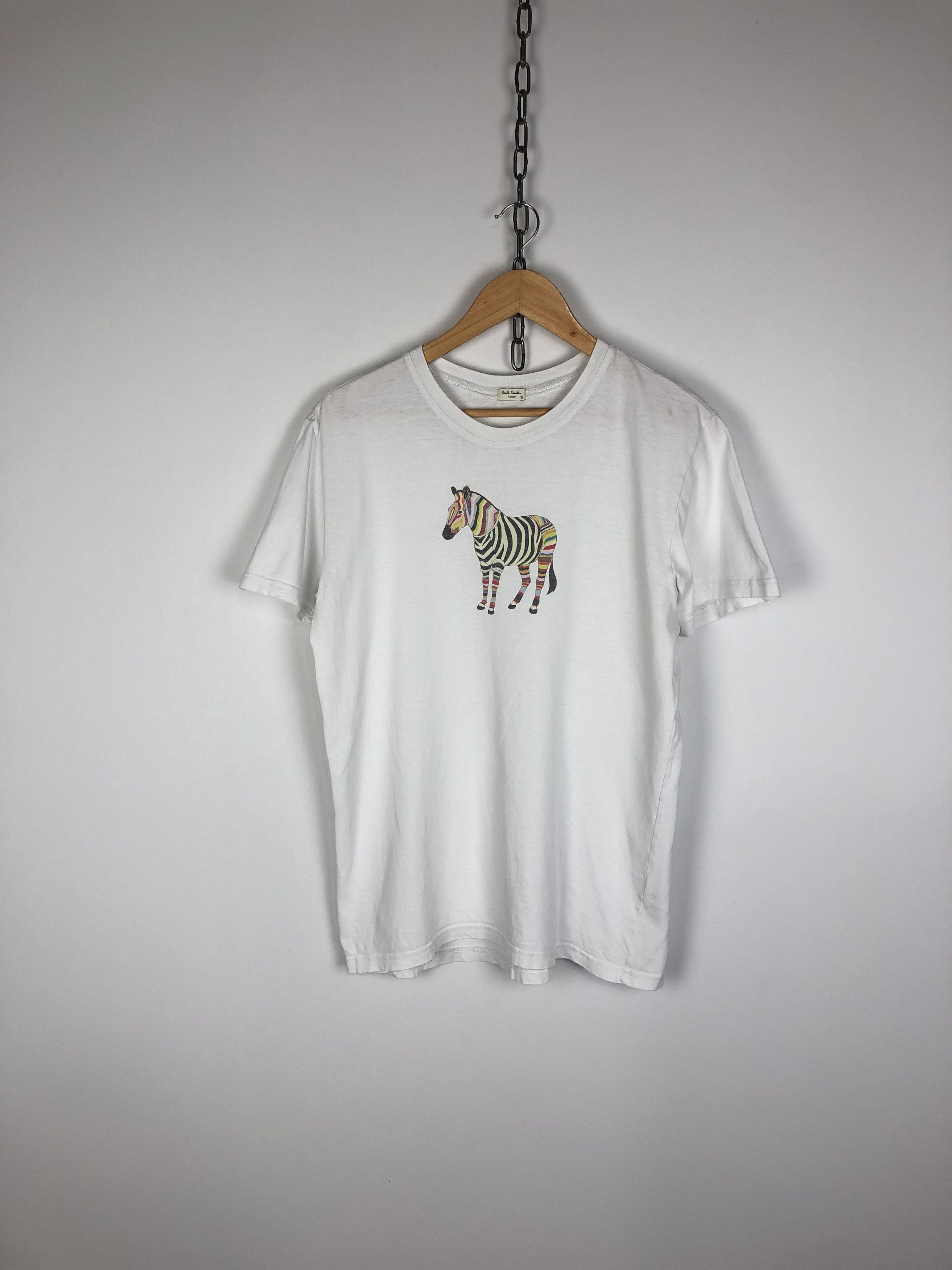 Paul Smith Paul Smith T-Shirt Zebra Logo White Tee size S Size US S / EU 44-46 / 1 - 1 Thumbnail