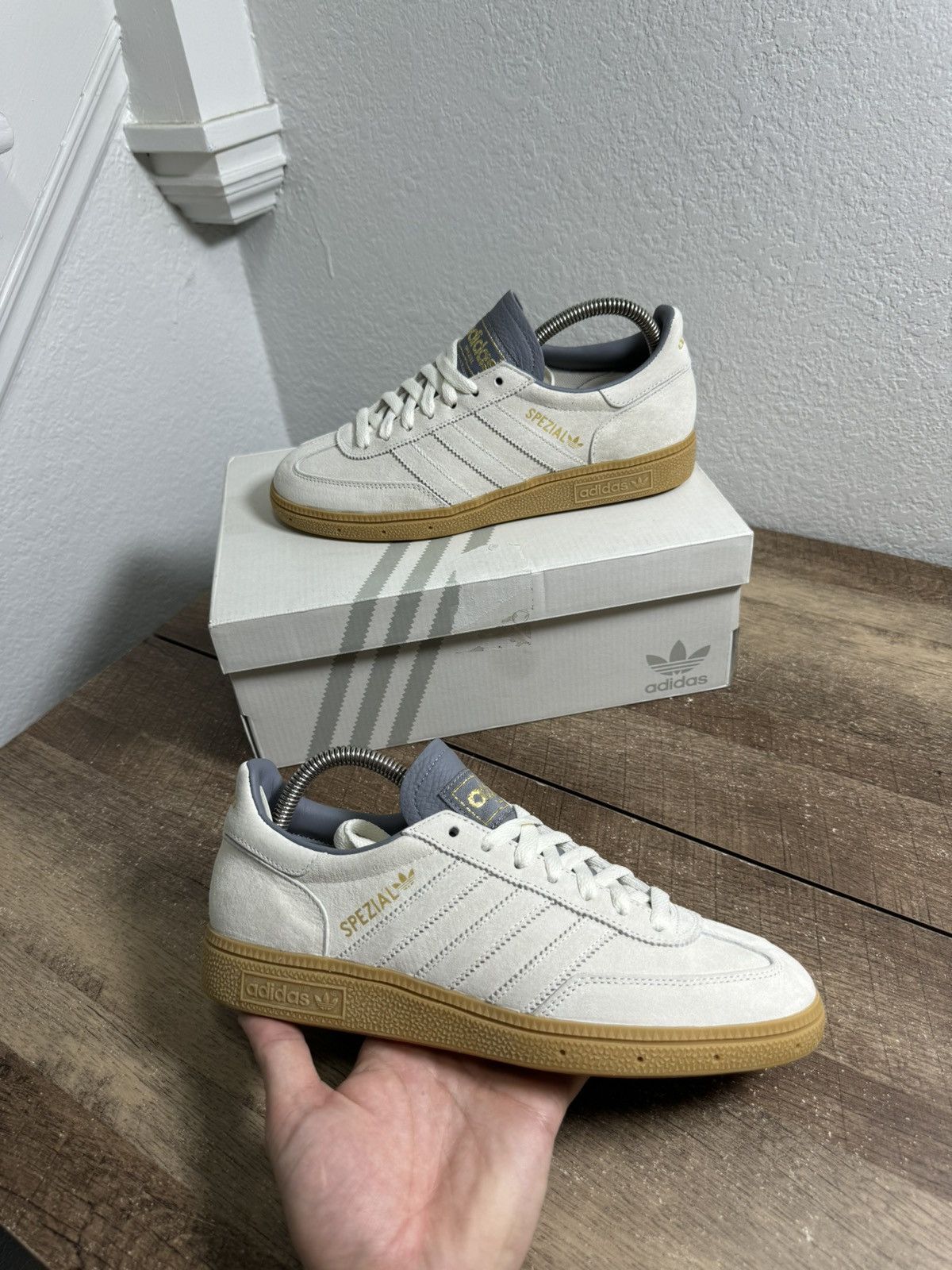 Adidas Adidas 75th Anniversary Handball Spezial Gray Womens 7.5 NEW Size US 7.5 / IT 37.5 - 1 Thumbnail