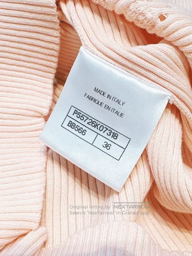 Chanel Chanel Pink braided edge short sleeves Size XS / US 0-2 / IT 36-38 - 5 Thumbnail