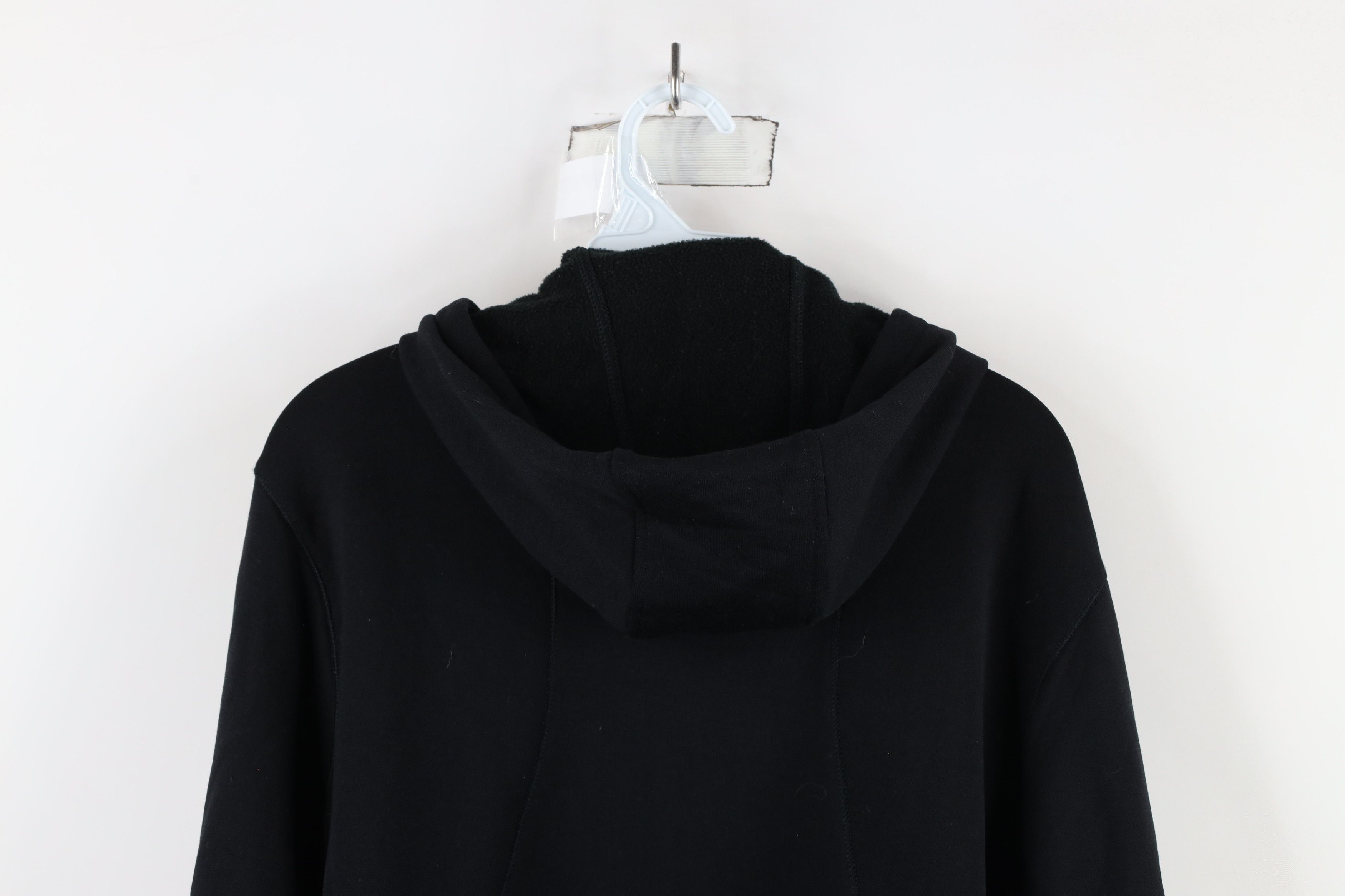 Athleta × Vintage Athleta Touch Fleece Lined Full Zip Hoodie Sweatshirt Black Size M / US 6-8 / IT 42-44 - 13 Thumbnail