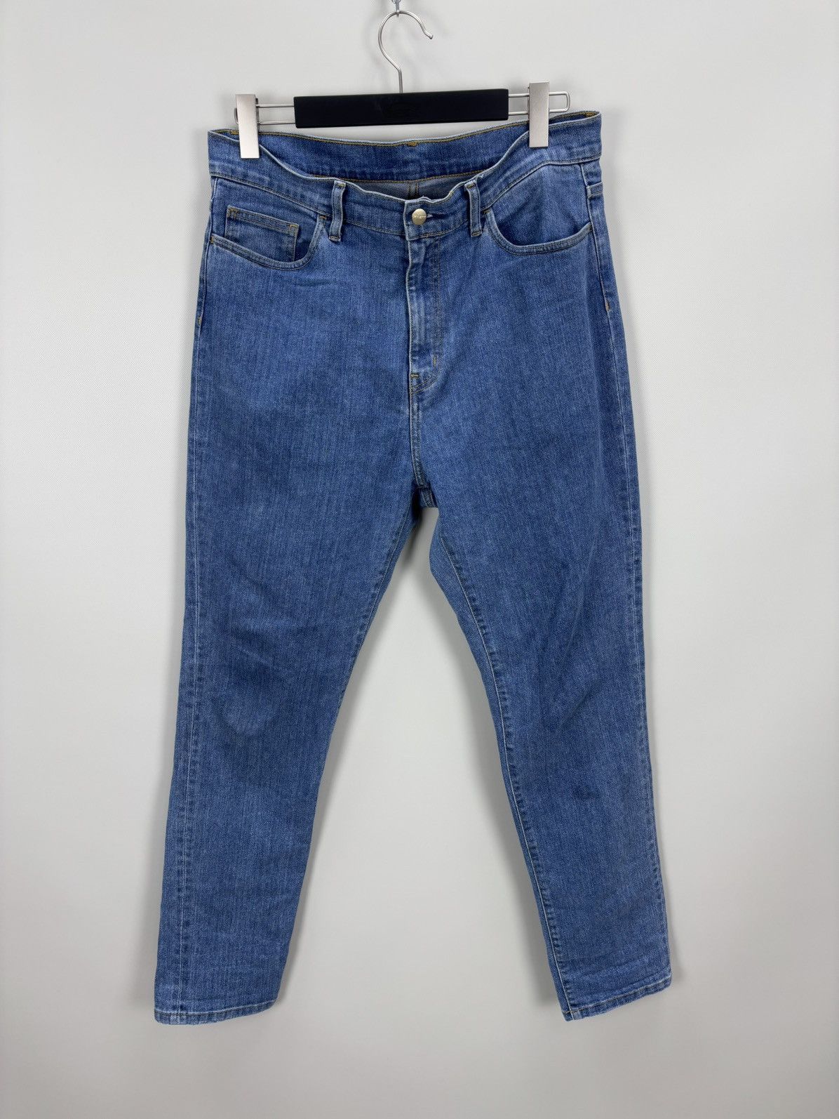 Carhartt Mens jeans Carhartt Size 33x32 Color Blue Size US 33 - 2 Thumbnail