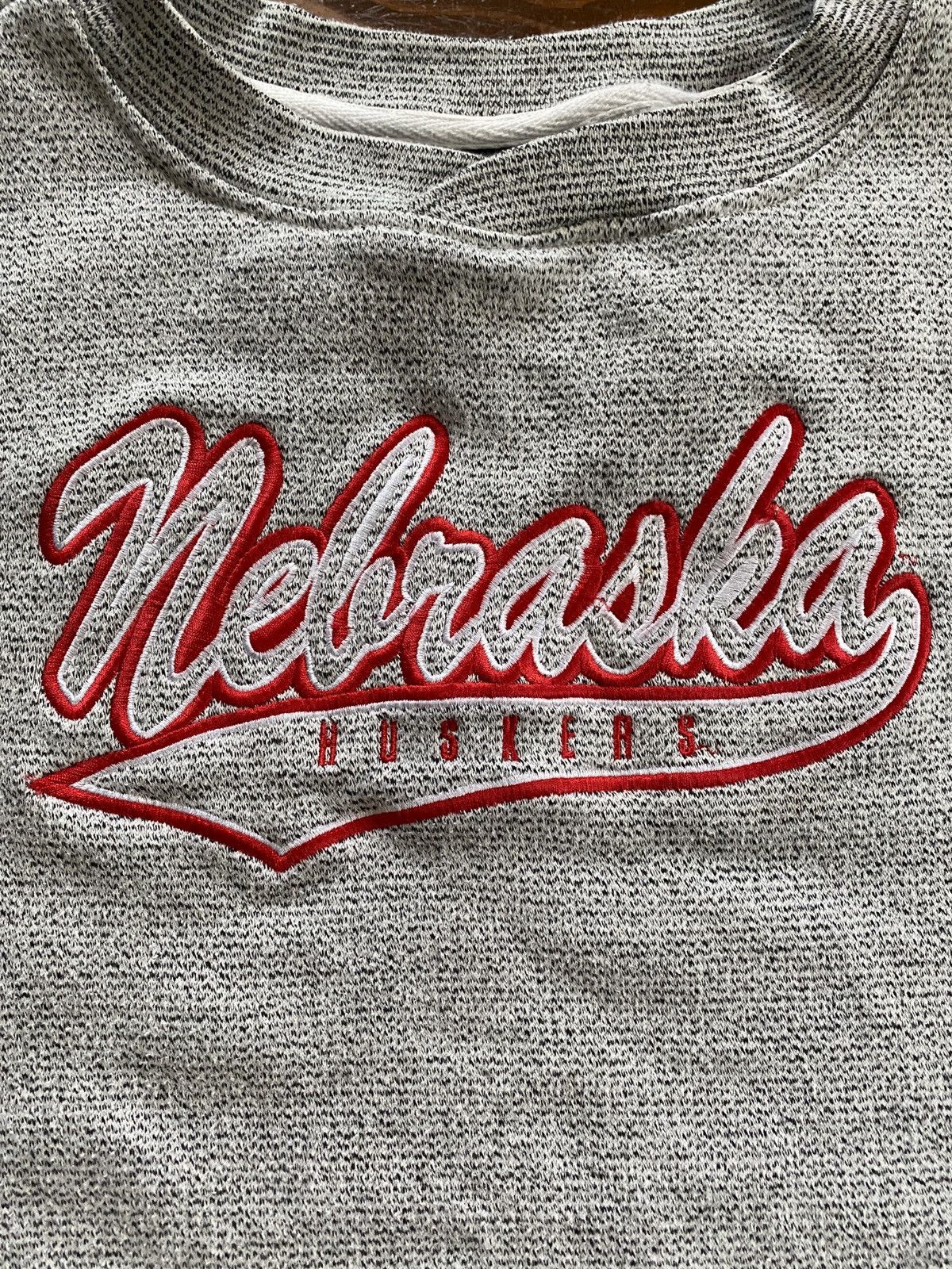 NCAA × Pro Edge × Vintage Vintage 90’s Nebraska Huskers Pro Edge Crewneck Sweatshirt Size US L / EU 52-54 / 3 - 3 Thumbnail