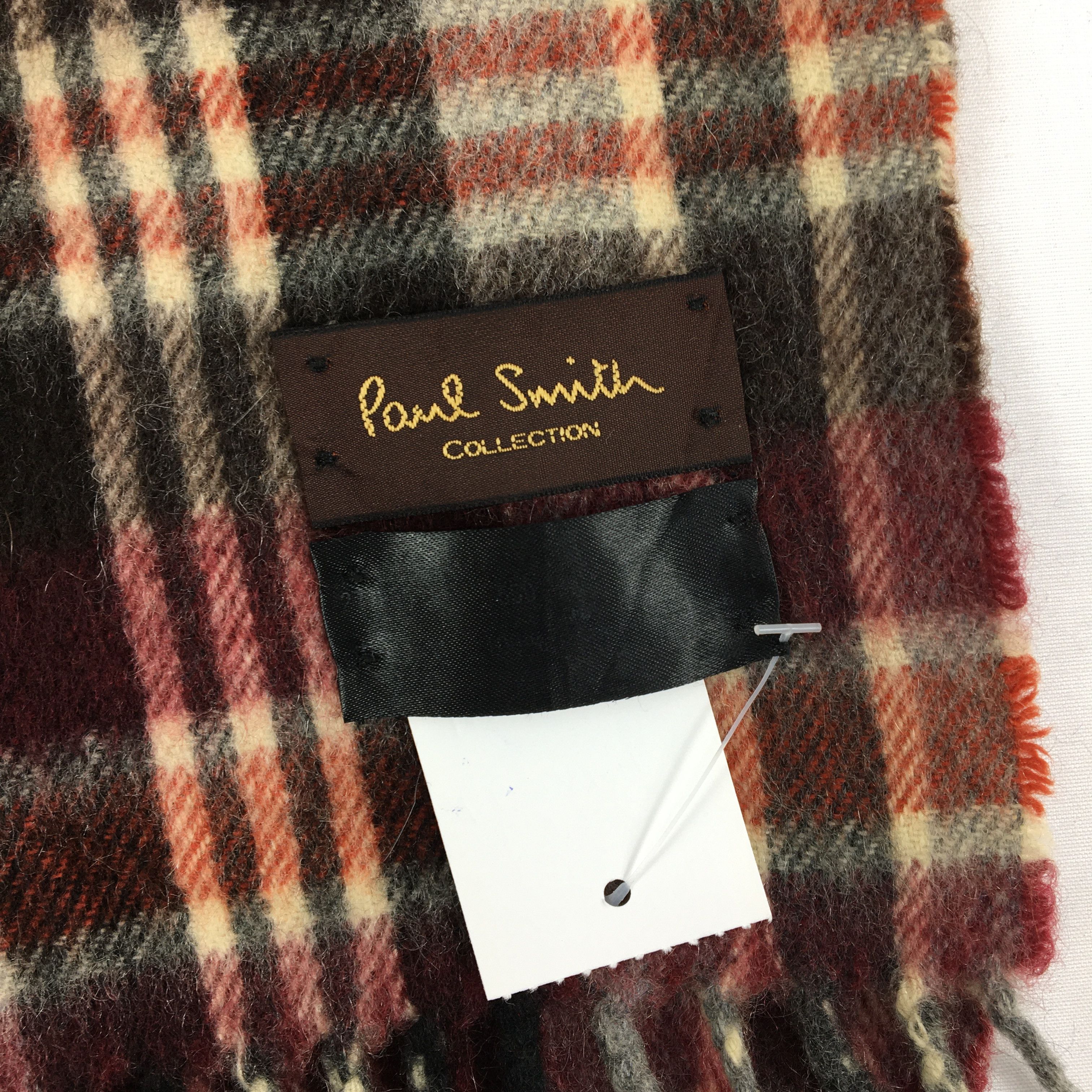 Paul Smith Vintage Paul Smith Scarf Muffler Plaid Wool Winter Scarves Size ONE SIZE - 4 Thumbnail