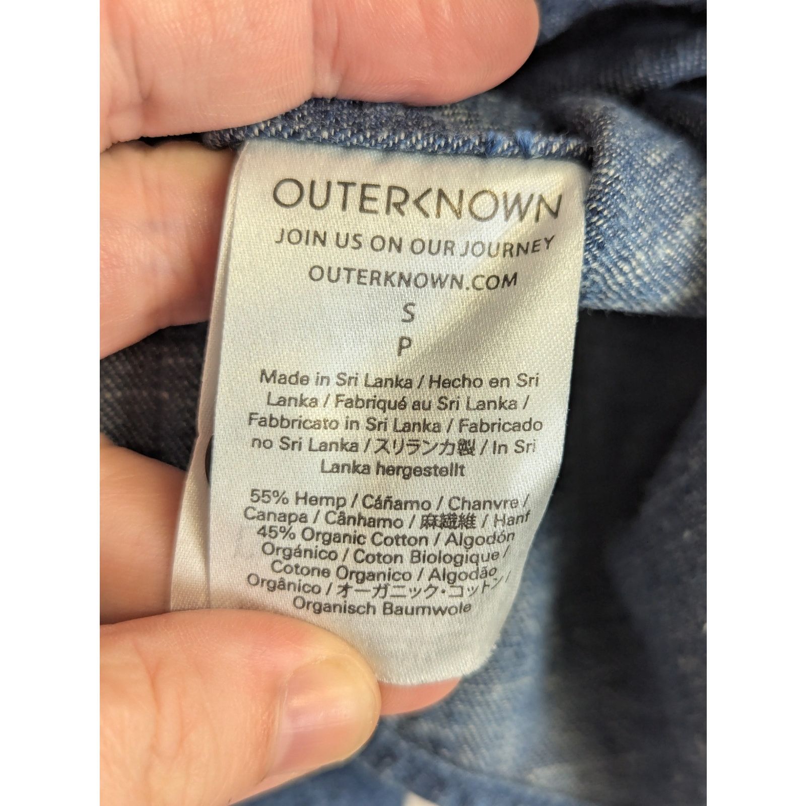 Outerknown Outerknown Chambray Button Up Blue Denim Utility Western Size US S / EU 44-46 / 1 - 7 Thumbnail