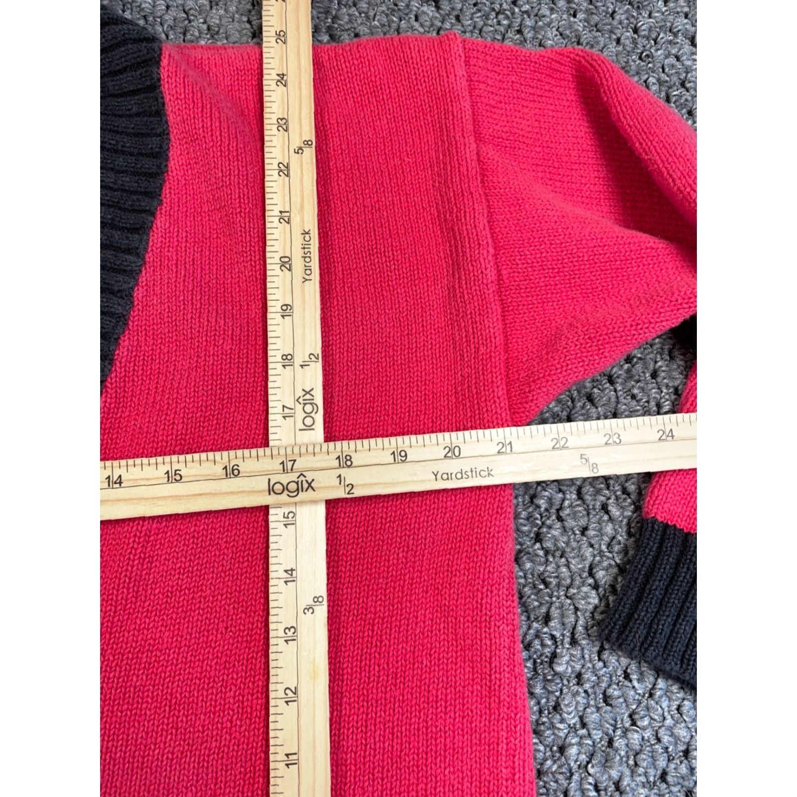 Vintage VINTAGE Preppy Tennis Style V-Neck Sweater Women's Medium Washed Red Ramie Cotton Size M / US 6-8 / IT 42-44 - 6 Thumbnail