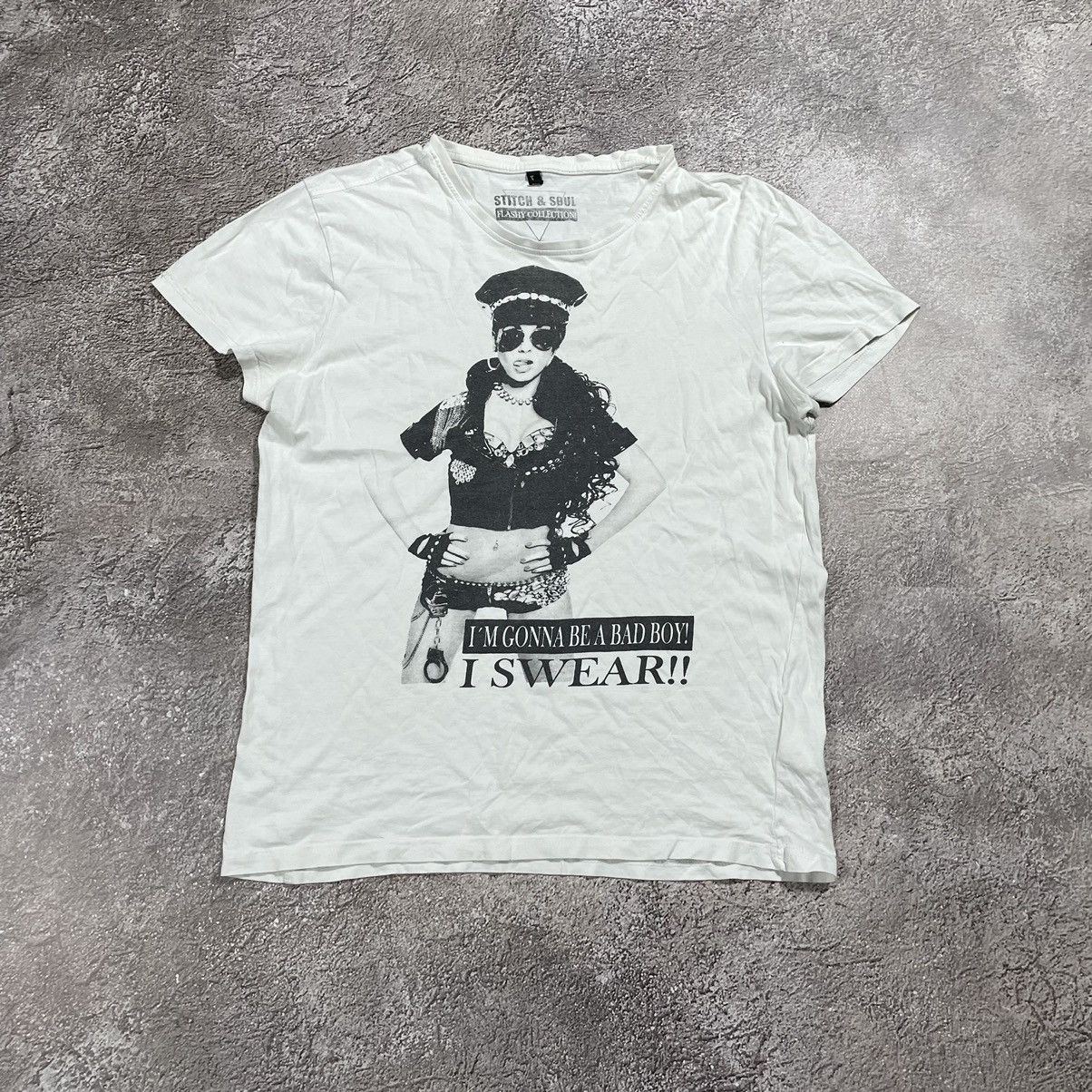 Vintage Vintage Y2K Graphic Tee Sun Faded Streetwear Archive Boxy M Size US M / EU 48-50 / 2 - 2 Thumbnail