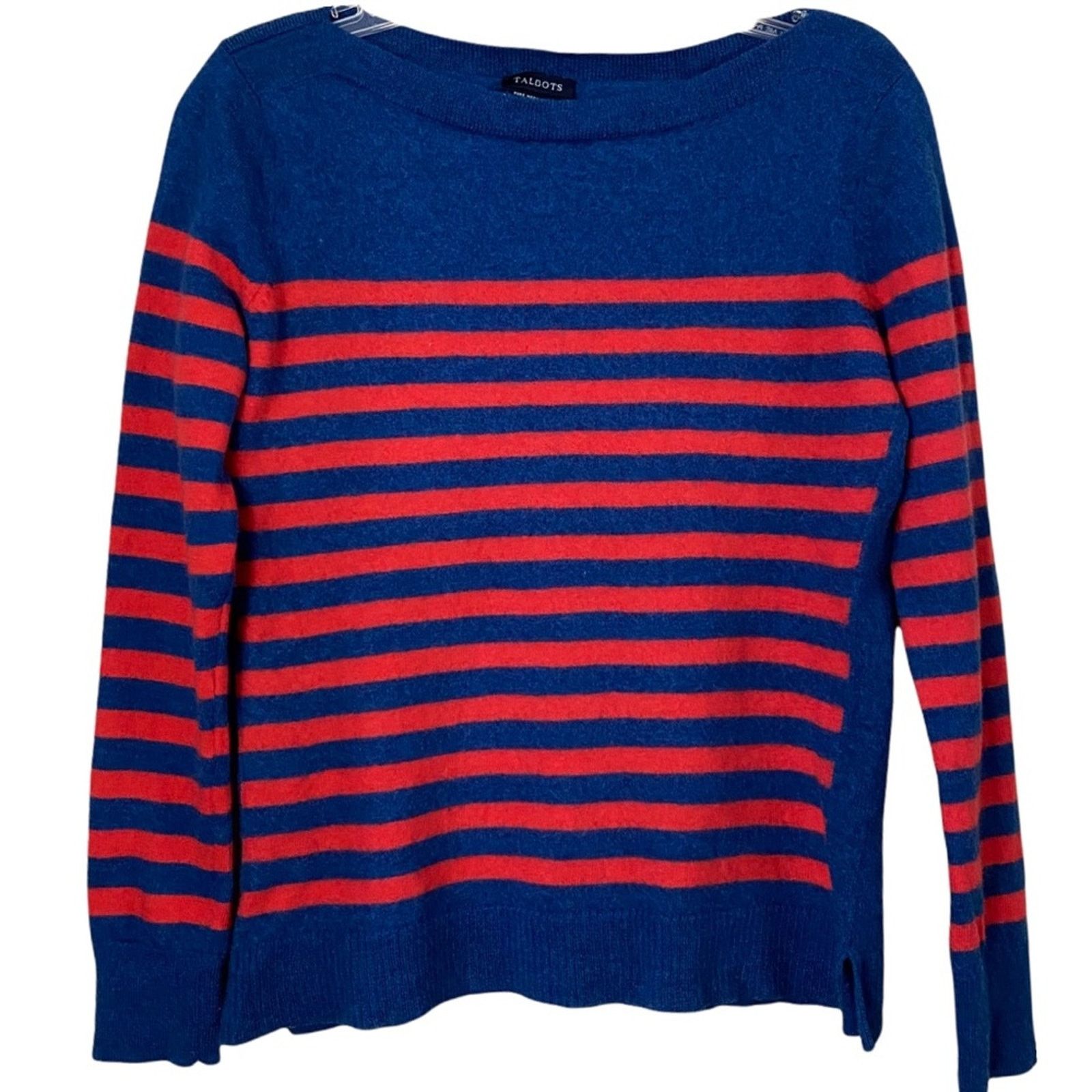 Other Talbots Marino Wool Striped Sweater Size Medium Size M / US 6-8 / IT 42-44 - 3 Thumbnail