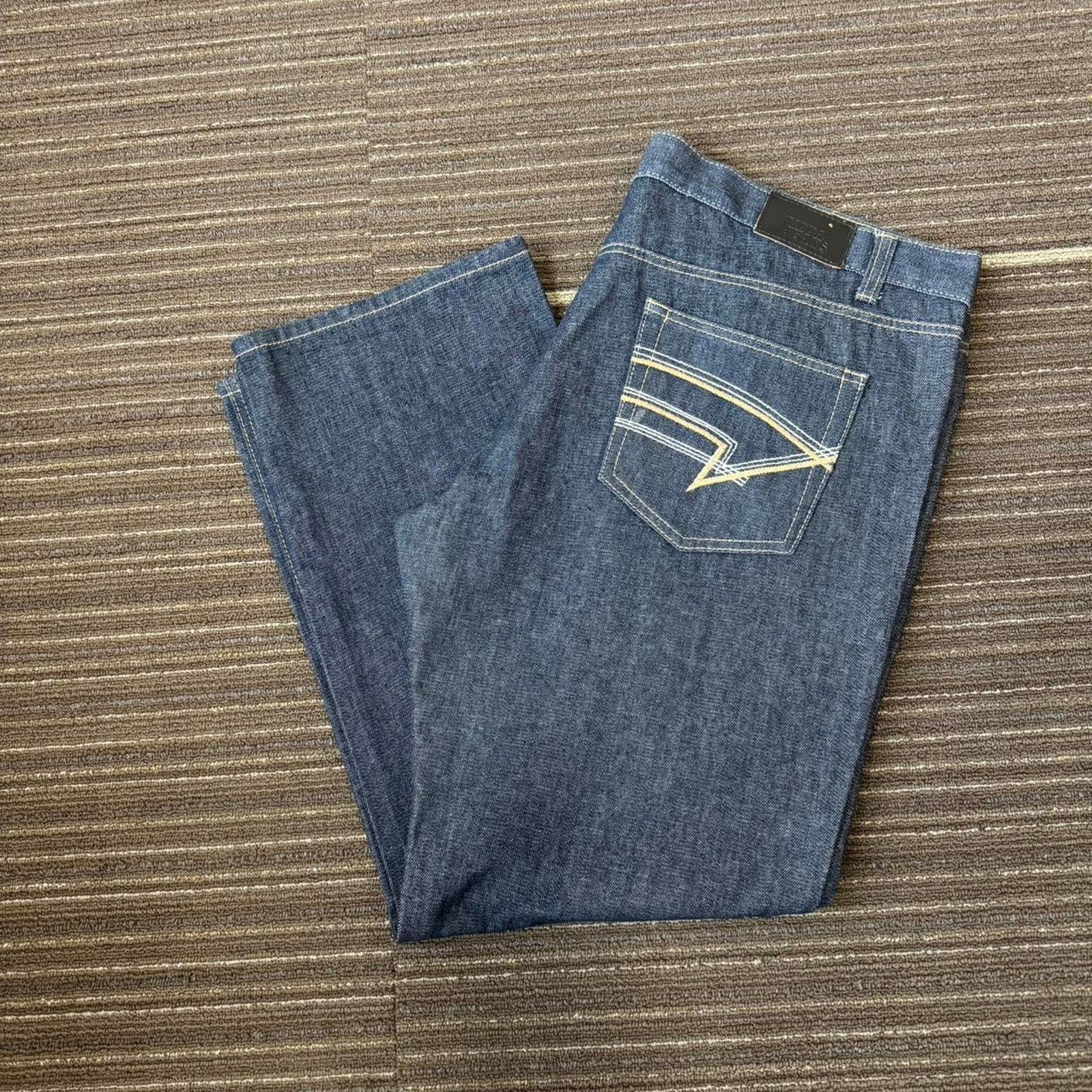 JNCO × Vintage Vintage 90s Y2k Blue Baggy Moda Jeans Denim Jeans Size US 42 / EU 58 - 1 Thumbnail