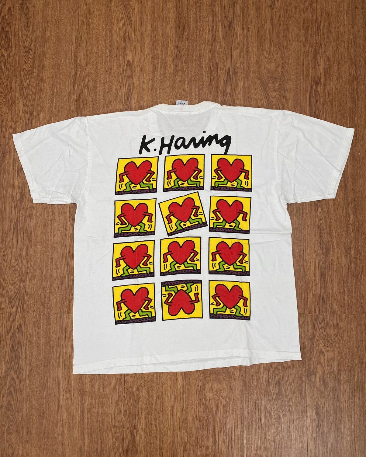 Keith Haring × Vintage Vintage Keith haring t-shirt Size US L / EU 52-54 / 3 - 1 Thumbnail