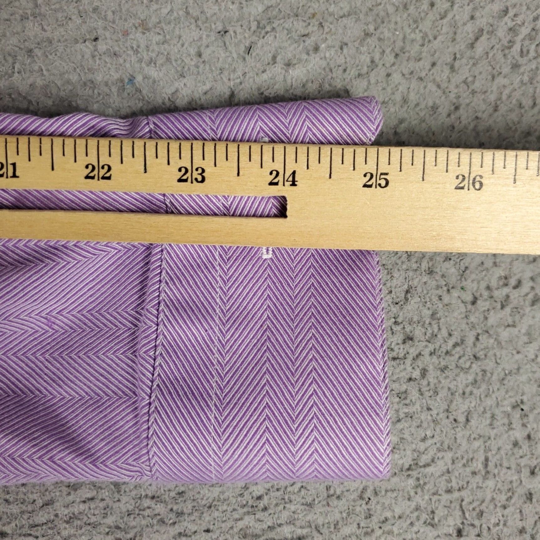 Robert Graham Robert Graham Dress Shirt Mens Size 15.5 Purple Check Long Sleeve Button Up Size 40R - 6 Thumbnail