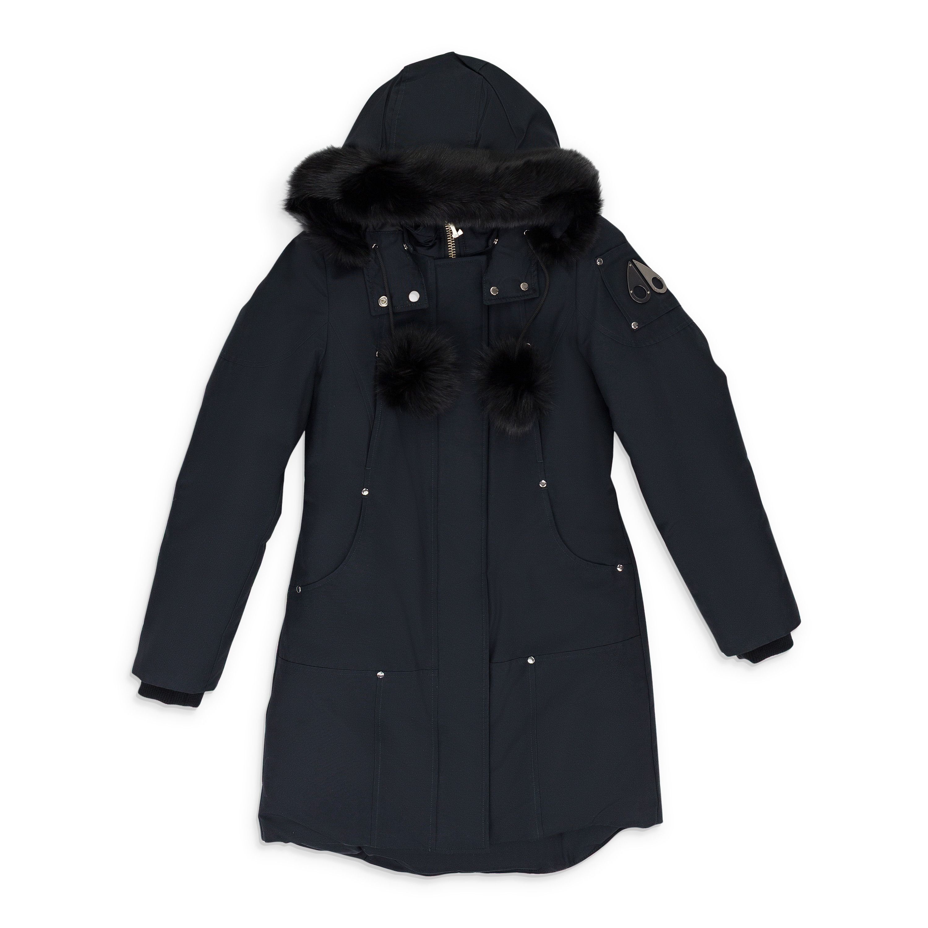 Moose Knuckles Moose Knuckles Navy / Black Stirling Parka SIZE XS Size XS / US 0-2 / IT 36-38 - 1 Thumbnail