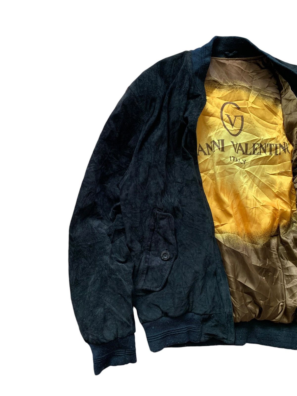 Giovanni Valentino × Valentino 🔥GIANNI VELENTINO LEATHER BOMBER JACKETS Size US L / EU 52-54 / 3 - 2 Thumbnail