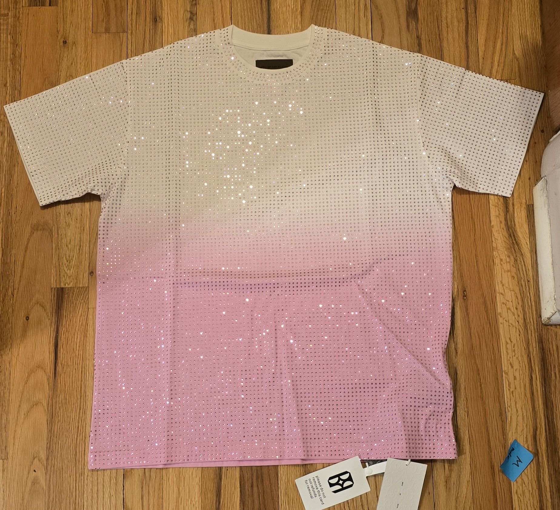 Birth of Royal Child Birth of Royal Child pink and white ombre colorway Size US L / EU 52-54 / 3 - 1 Thumbnail