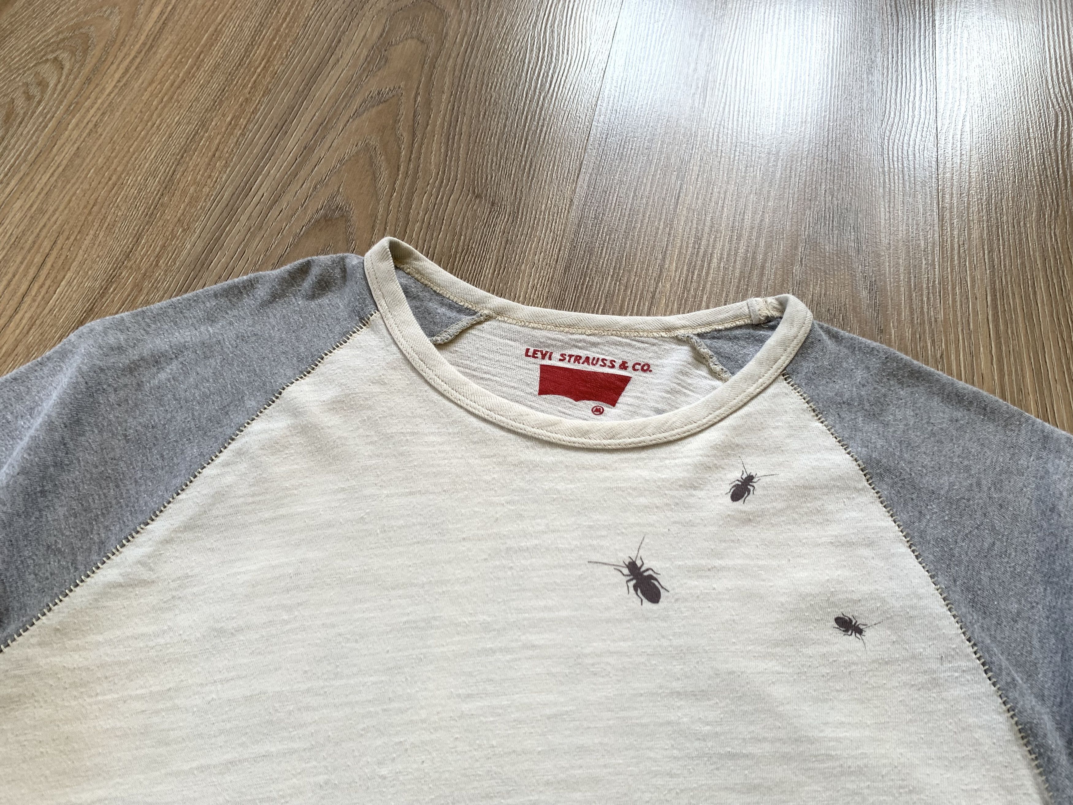 Levi's Vintage Clothing Rare Levi's Cotton Tools Printed Long Sleeve Size US M / EU 48-50 / 2 - 4 Thumbnail
