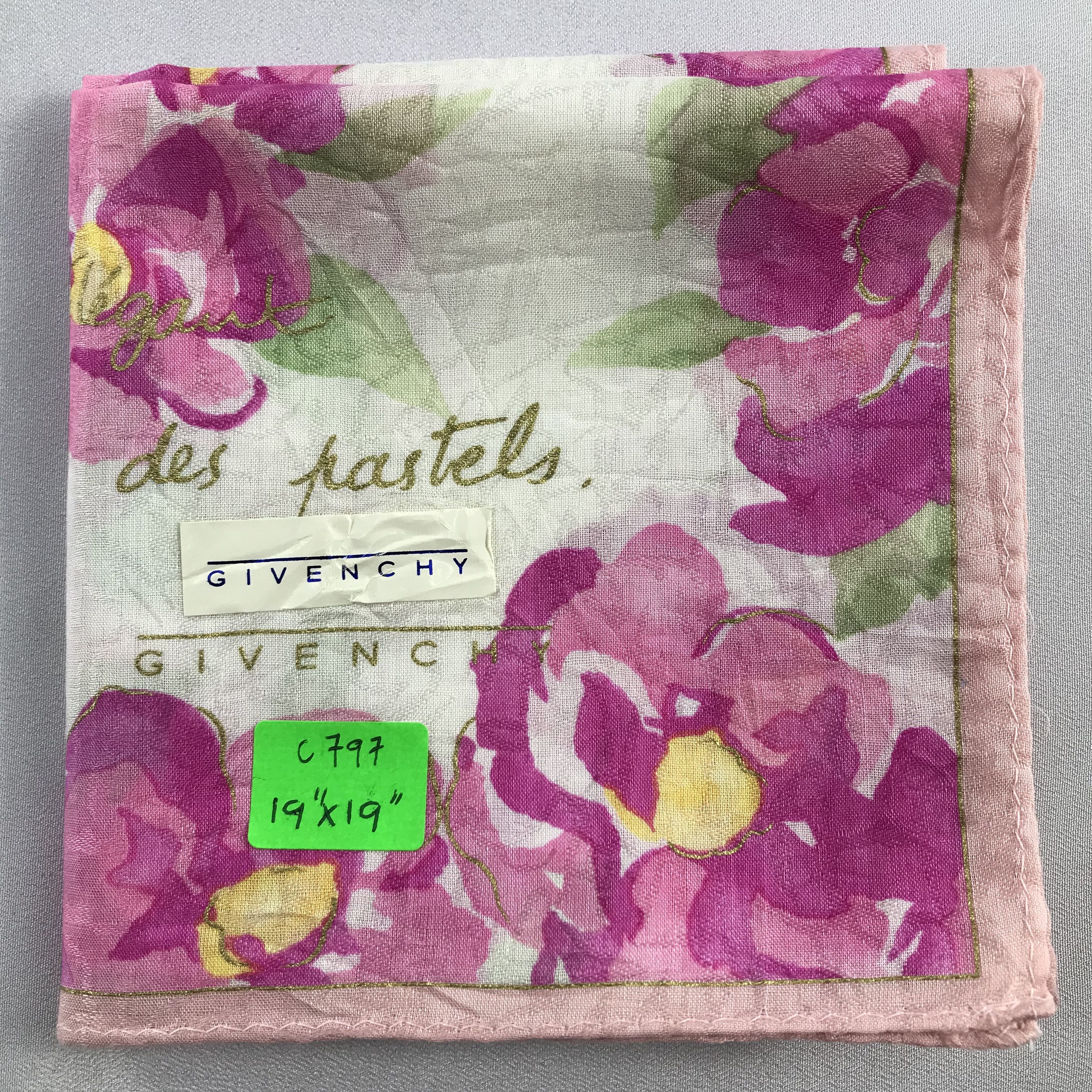 Vintage Givenchy Handkerchief / Bandana / Neckerchief C797 Size ONE SIZE - 7 Thumbnail
