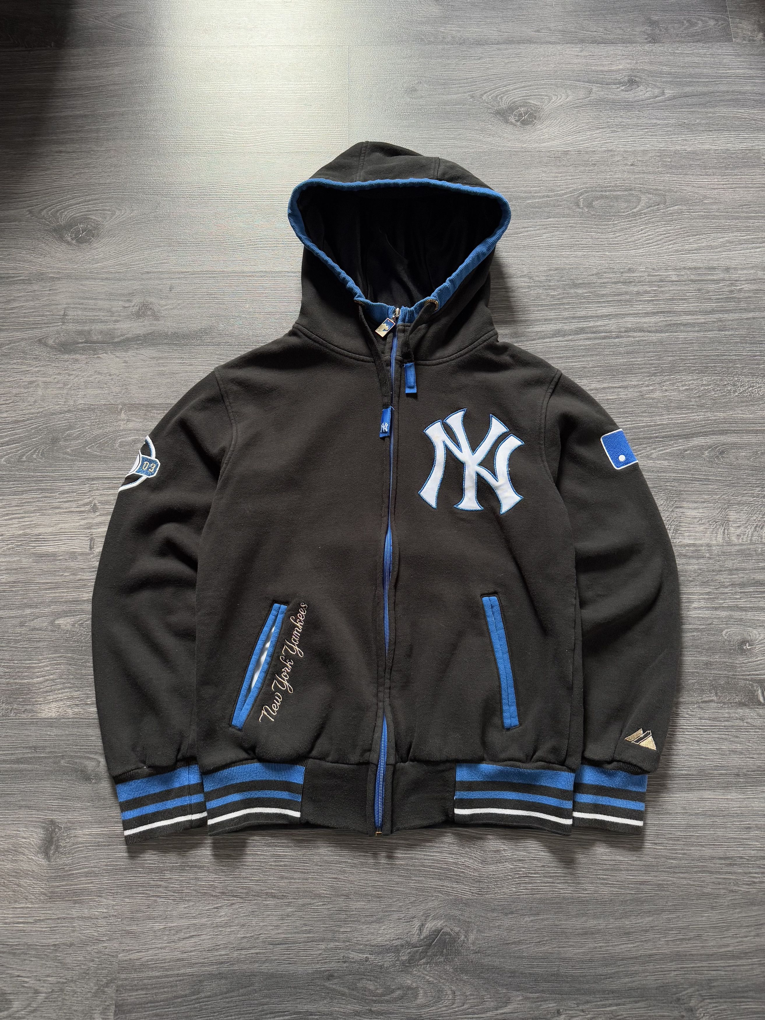 Majestic Vintage Majestic Sportswear New York Yankees Zip Hoodie Size US XS / EU 42 / 0 - 1 Thumbnail