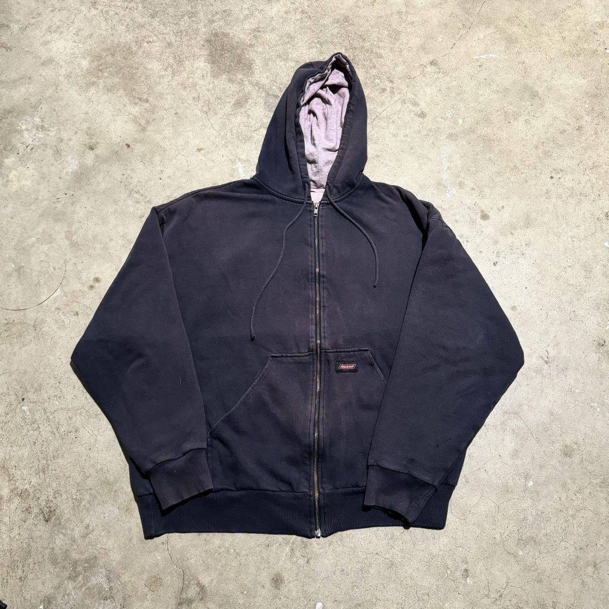 Dickies thermal zip up hoodie hotsell