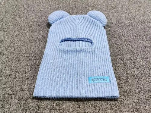 Other Bear Ears Balaclava Ski Mask Baby Blue Color Size ONE SIZE - 4 Thumbnail