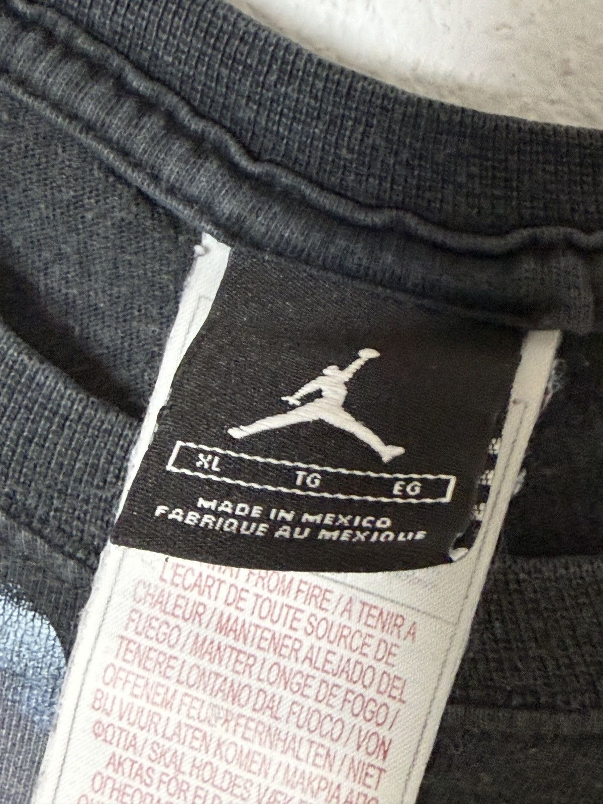 Jordan Brand Vingafe Faded Big Logo Jordan T shirt Size US XL / EU 56 / 4 - 10 Thumbnail