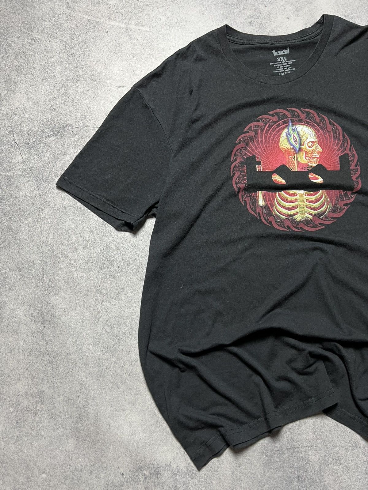 Band Tees × Japanese Brand Y2K Tool Head Skeleton Rhinestones Oversized Tee Shirt Size US XXL / EU 58 / 5 - 2 Thumbnail