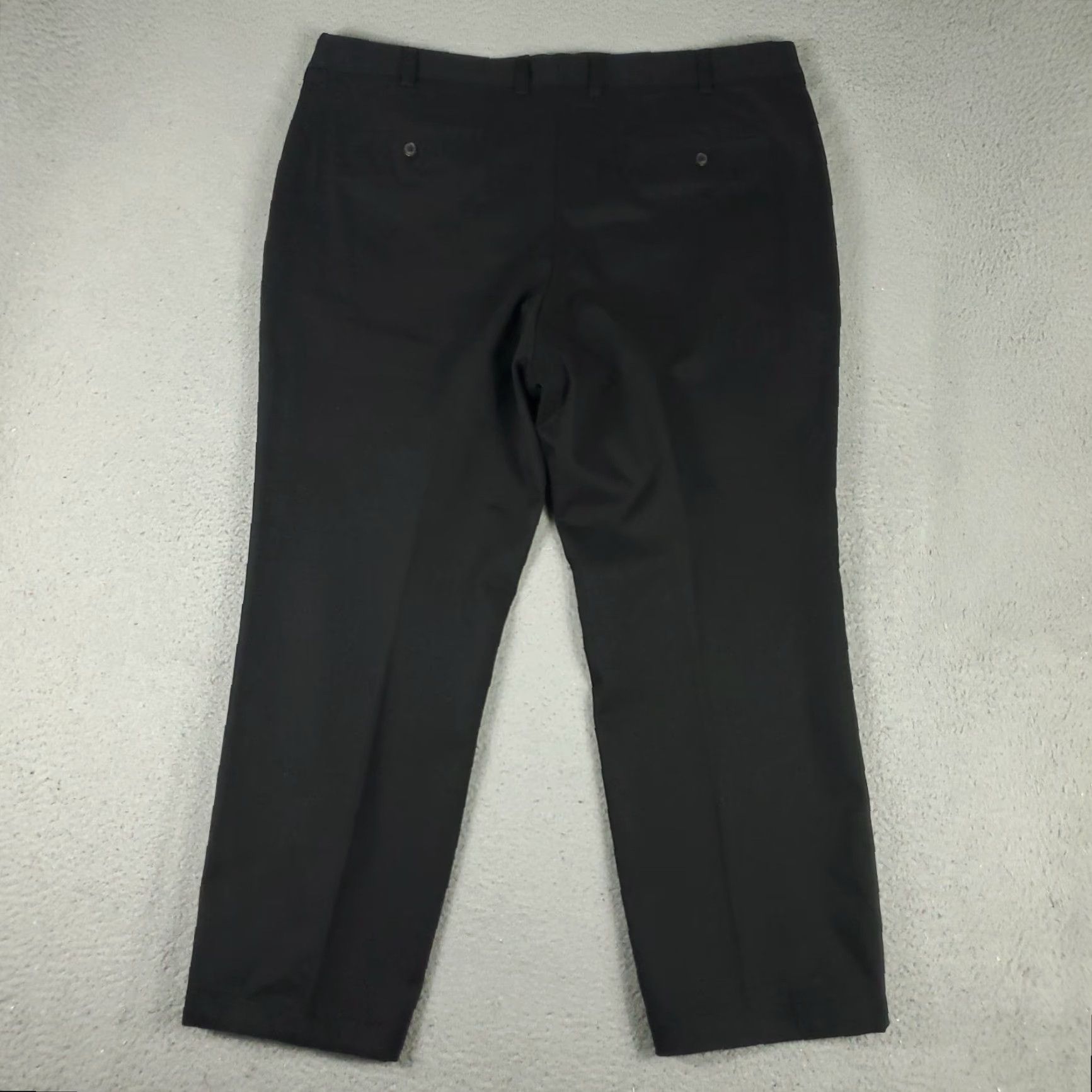 Brooks Brothers VINTAGE Brooks Brothers Mens Pants Size 42x28.5 Black Chino Flat Front Business Casual Formal Size US 42 / EU 58 - 7 Thumbnail