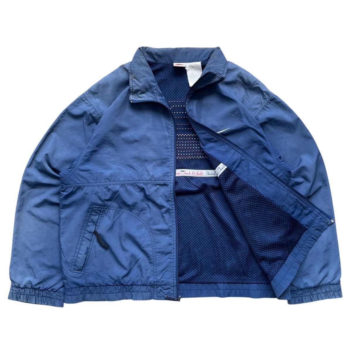 Nike × Vintage VINTAGE NIKE USA FLAG TRACK & FIELD JACKET Size US M / EU 48-50 / 2 - 2 Thumbnail