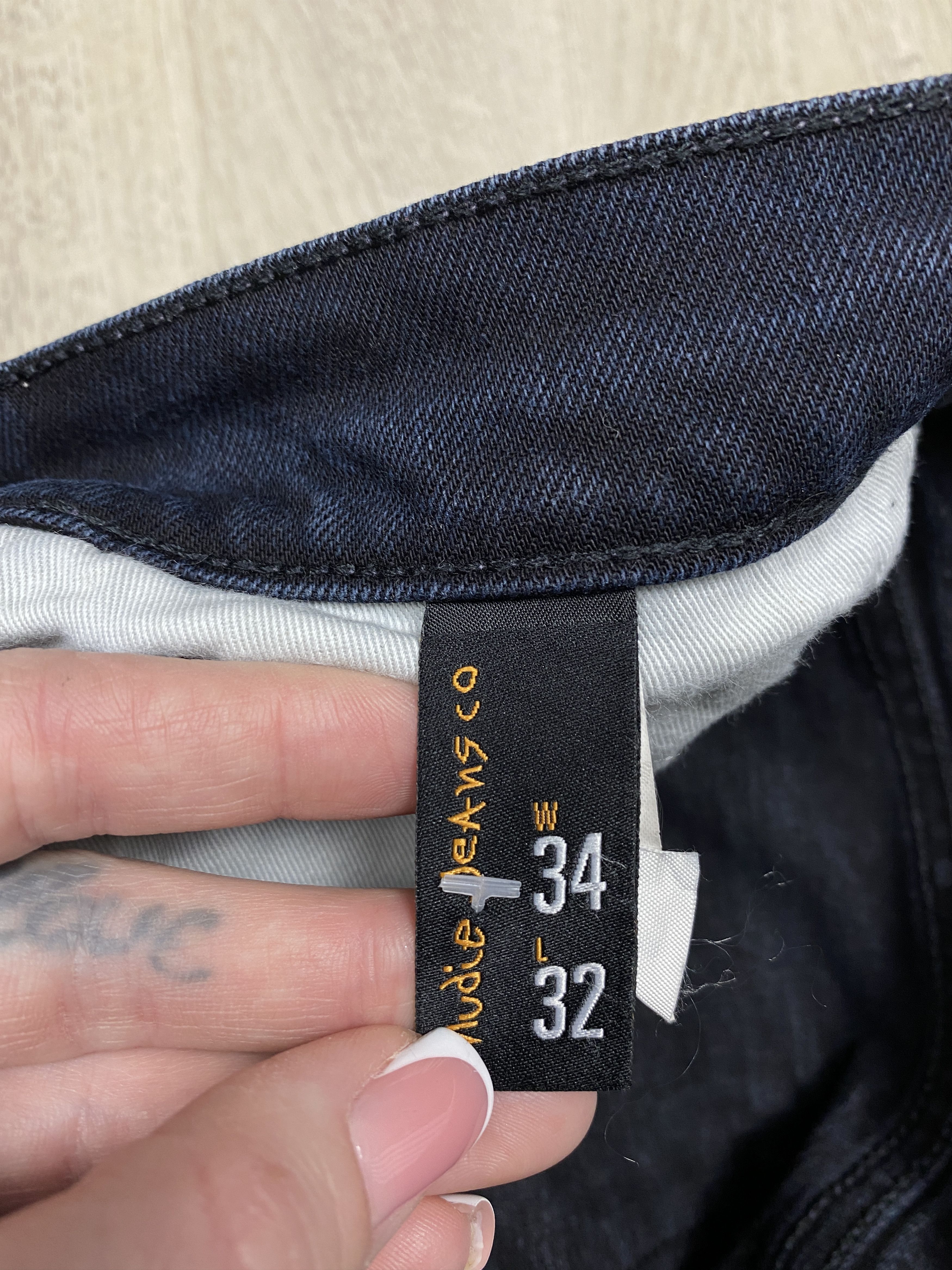 Nudie Jeans Nudie Jeans Grim Tim Vintage Mens Denim Pants Size US 34 / EU 50 - 7 Thumbnail
