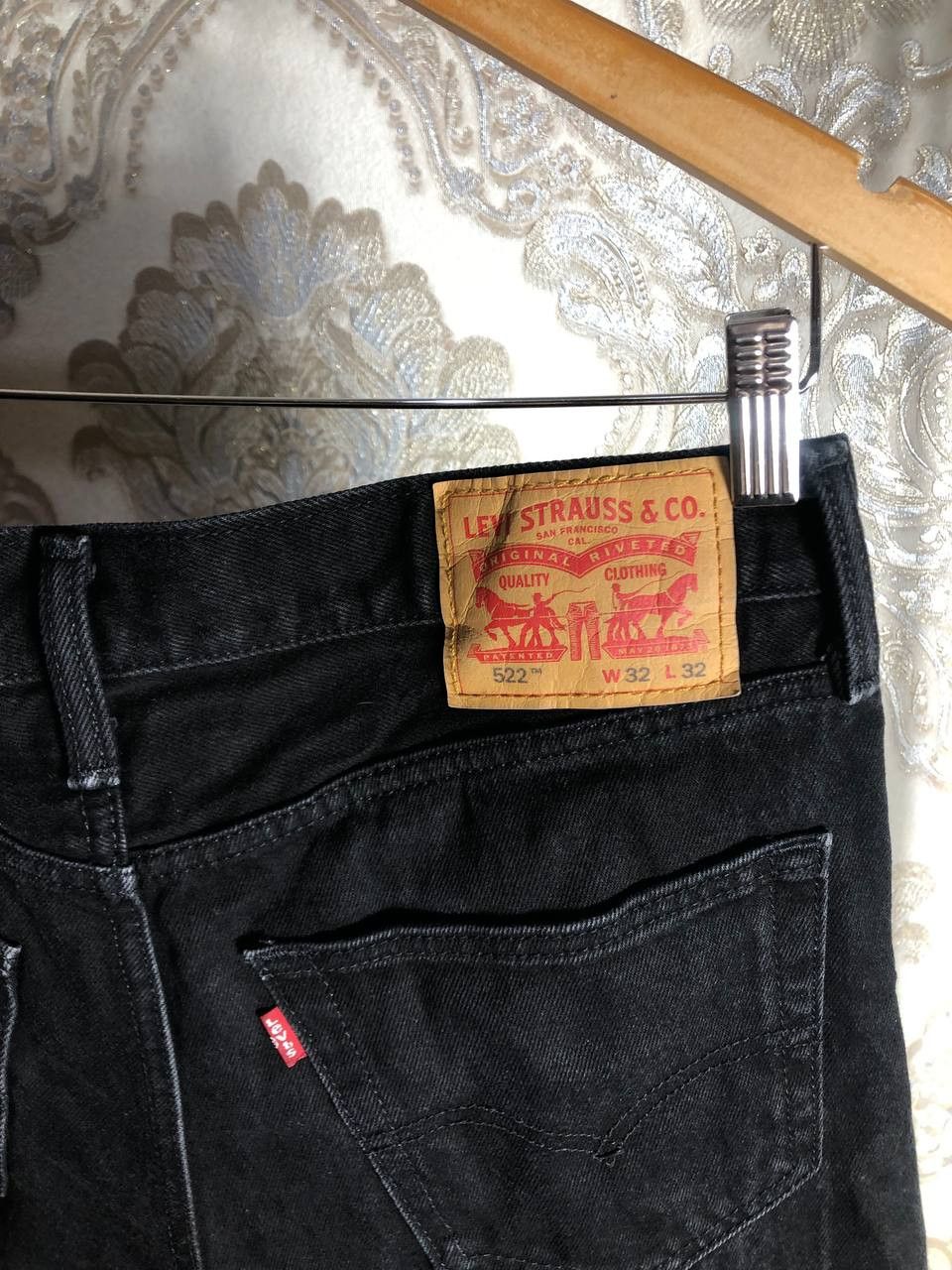 Levi's Made & Crafted Vintage Levis Clothing Denim 522 Designer Jeans Y2K 90s Size US 32 / EU 48 - 13 Thumbnail