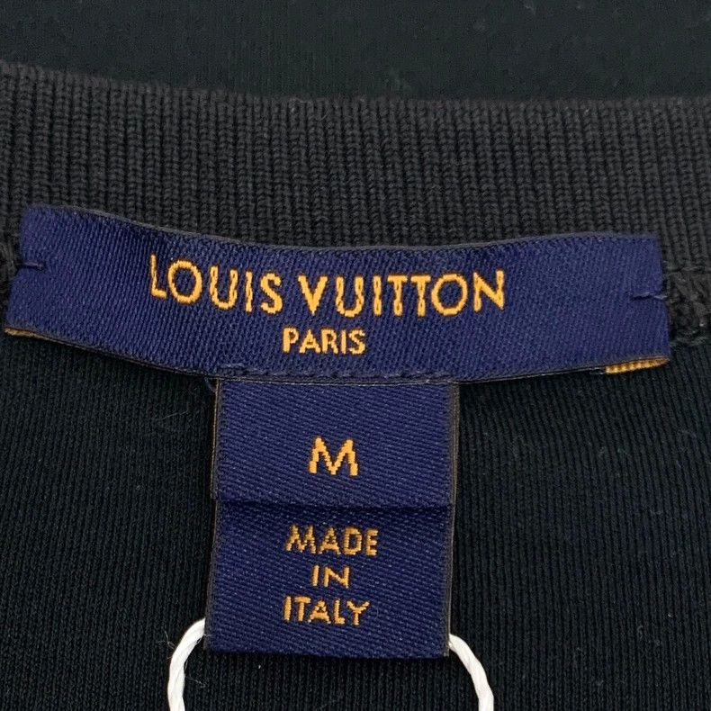 Louis Vuitton Louis Vuitton Black logo print cotton crewneck short sleev Size US M / EU 48-50 / 2 - 6 Thumbnail