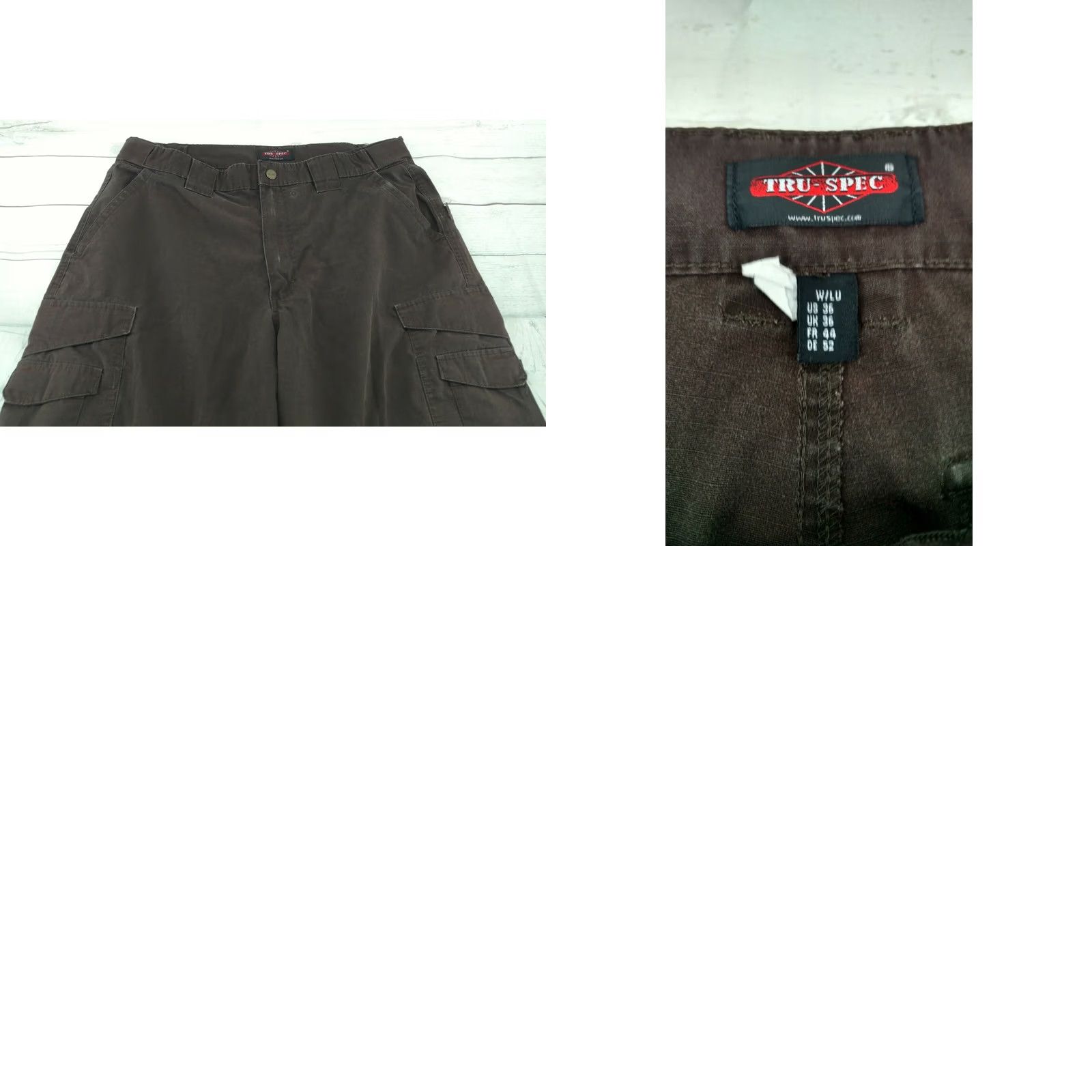 Vintage MENS TRU SPEC TACTICAL BROWN CARGO PANTS SIZE 36X29 Size US 36 / EU 52 - 8 Thumbnail
