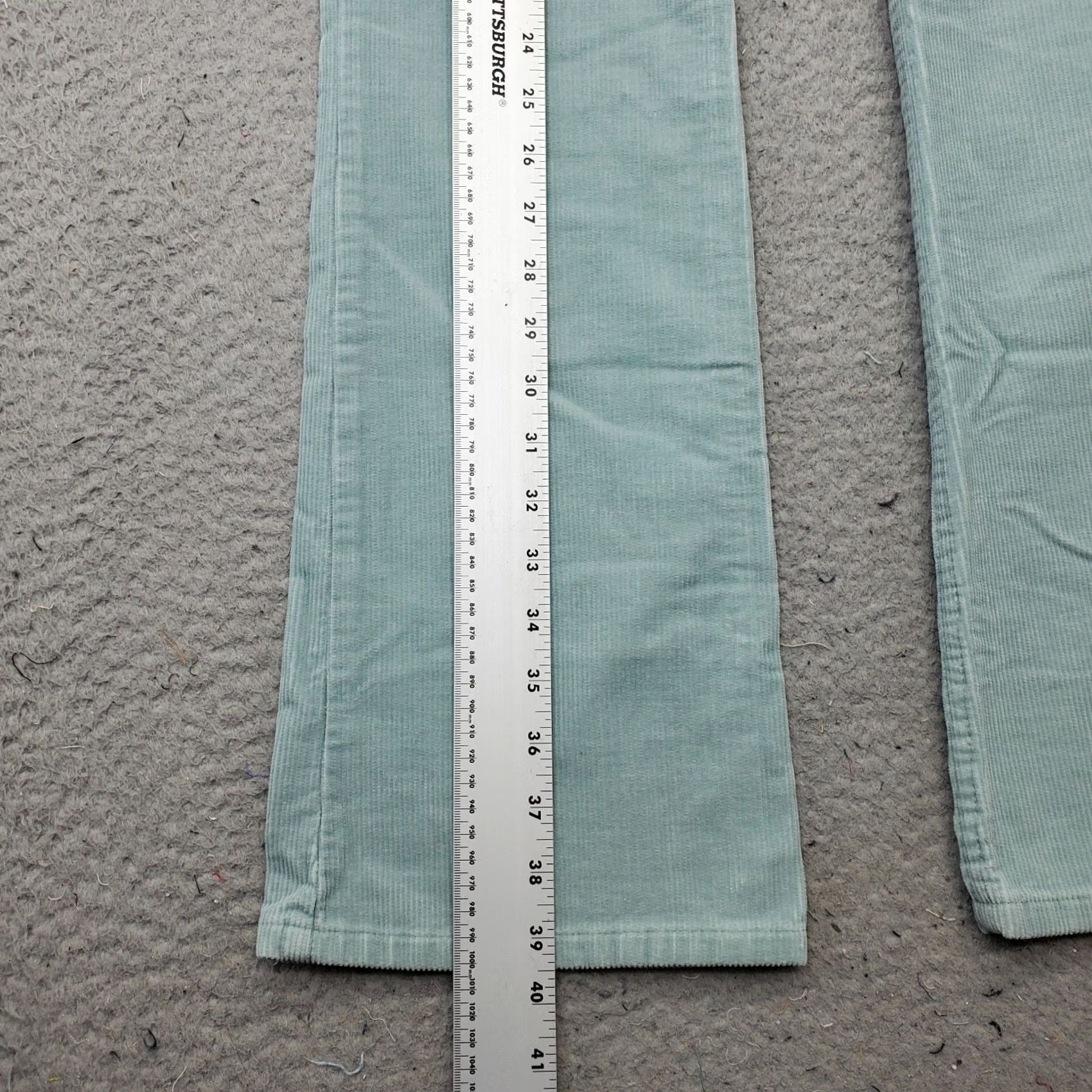 Juicy Couture Juicy Couture Womens Corduroy Bootcut Pants 28 Green 5-Pockets Streetwear USA Size 28" / US 6 / IT 42 - 3 Thumbnail