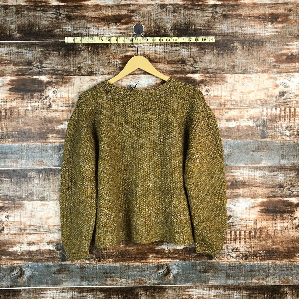 Homespun Knitwear × Japanese Brand Japanese Brand Dark Brown Hand Knit #A2287 Size M / US 6-8 / IT 42-44 - 10 Thumbnail