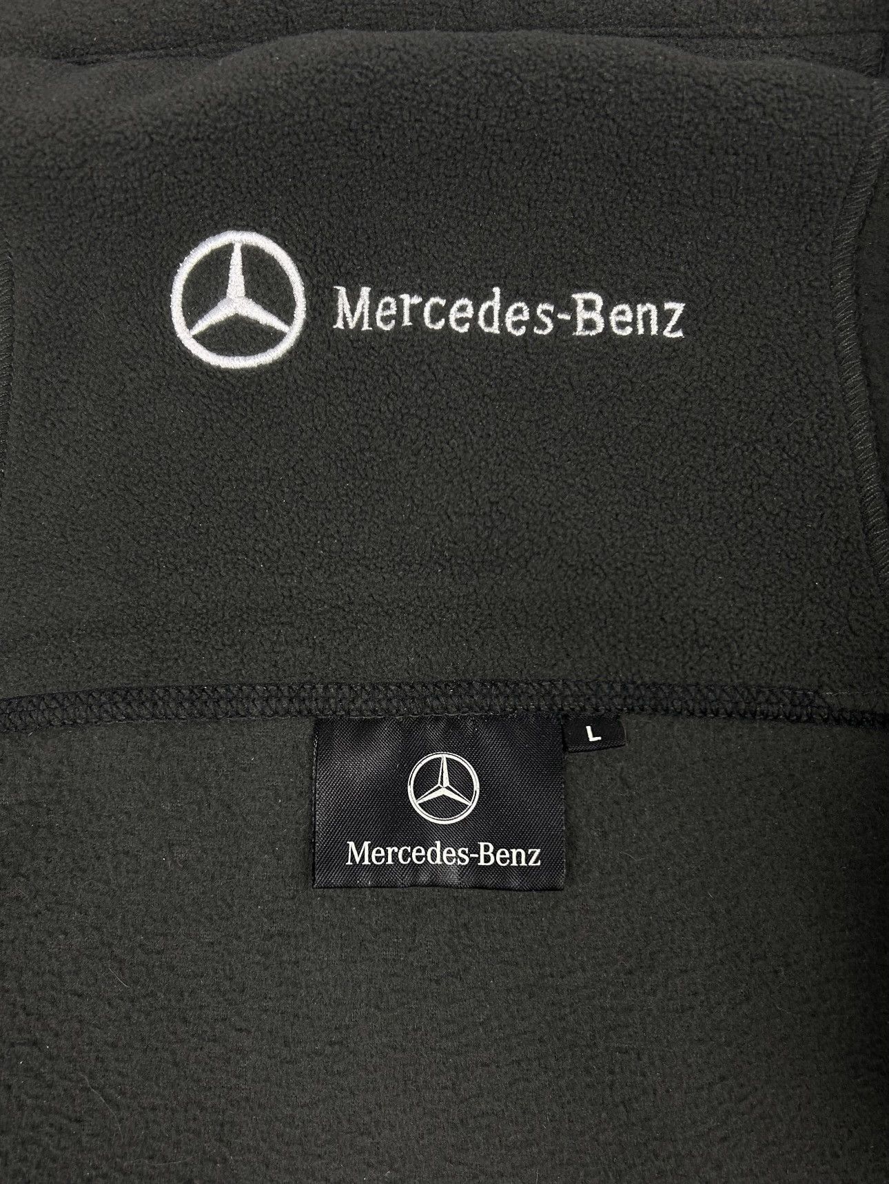 Audi × Mercedes-Benz vintage Mercedes Benz fleece Jacket Racing sweatshirt Size US L / EU 52-54 / 3 - 7 Thumbnail