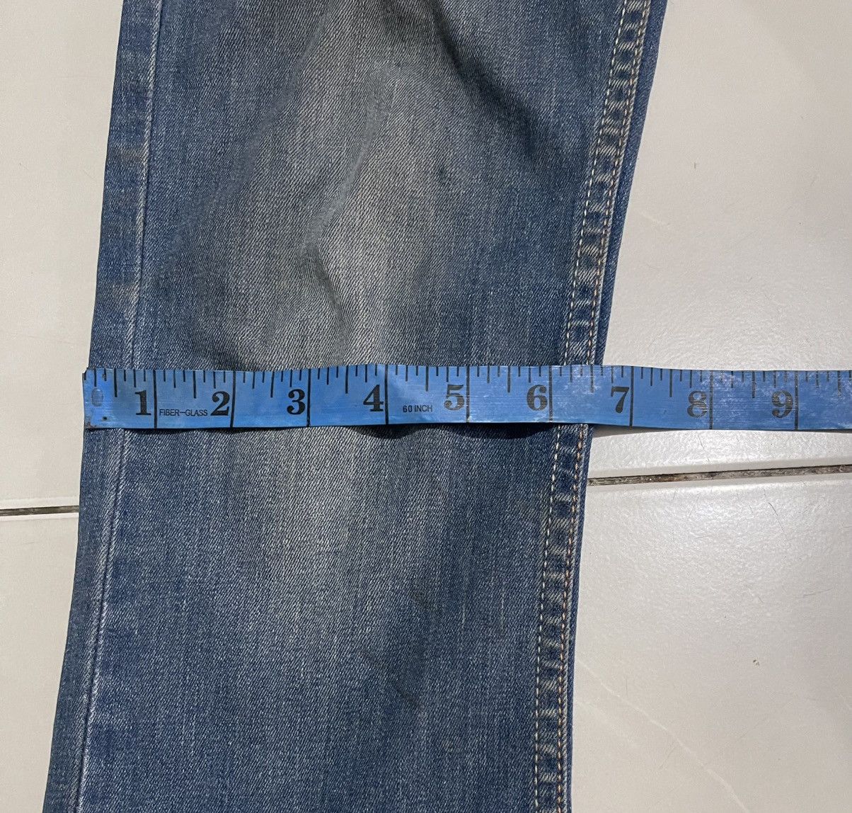 Levi's M Levi’s Flared Bootcut Demi Curve Denim Jeans dirty look Size 28" / US 6 / IT 42 - 16 Thumbnail