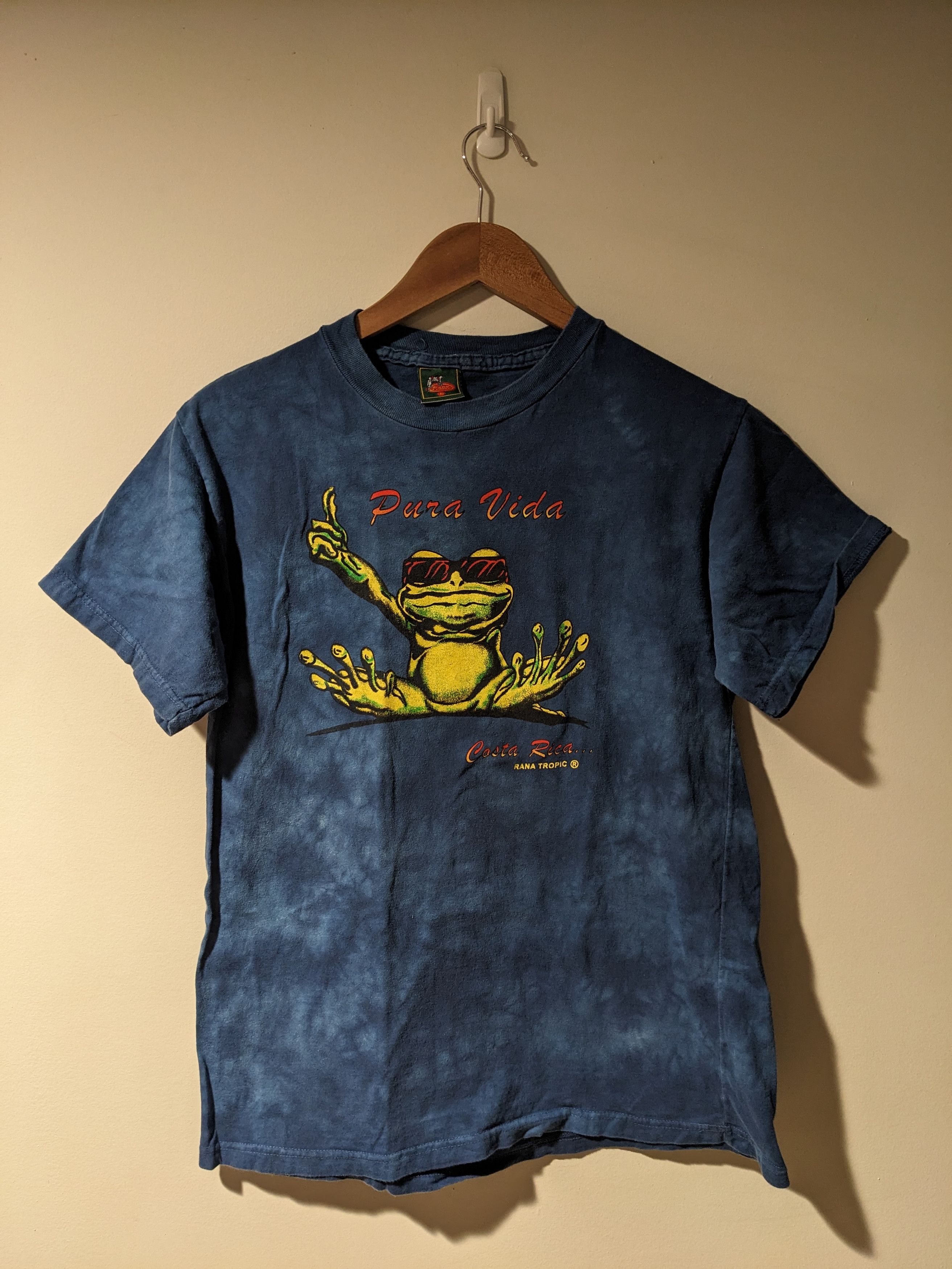 Other Vintage 90s Frog Animal Nature Pura Vide Costa Rica T-Shirt Size US S / EU 44-46 / 1 - 1 Thumbnail