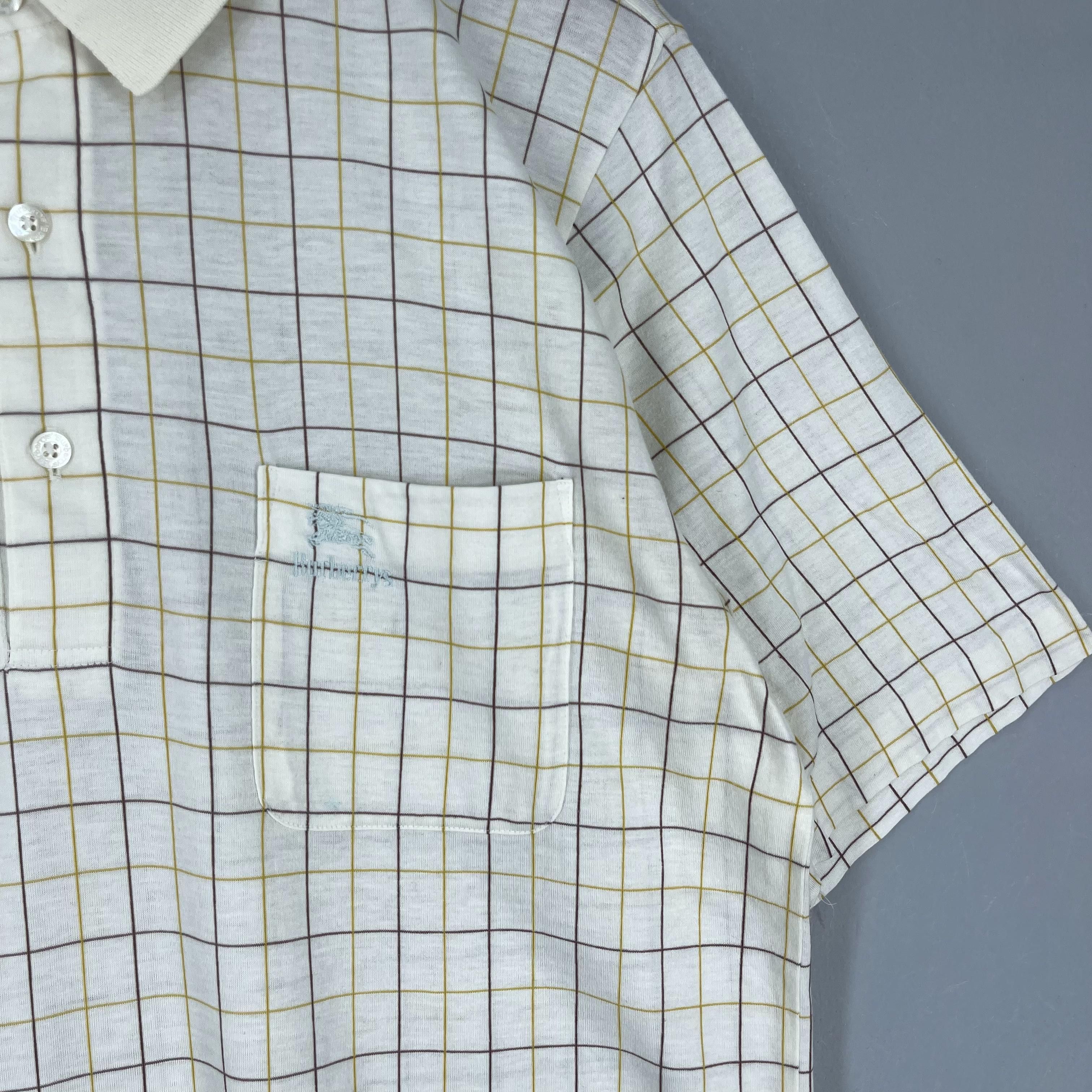 Burberry Vintage BURBERRYS London Plaid Checkered Multi Polo Shirt Size US M / EU 48-50 / 2 - 3 Thumbnail