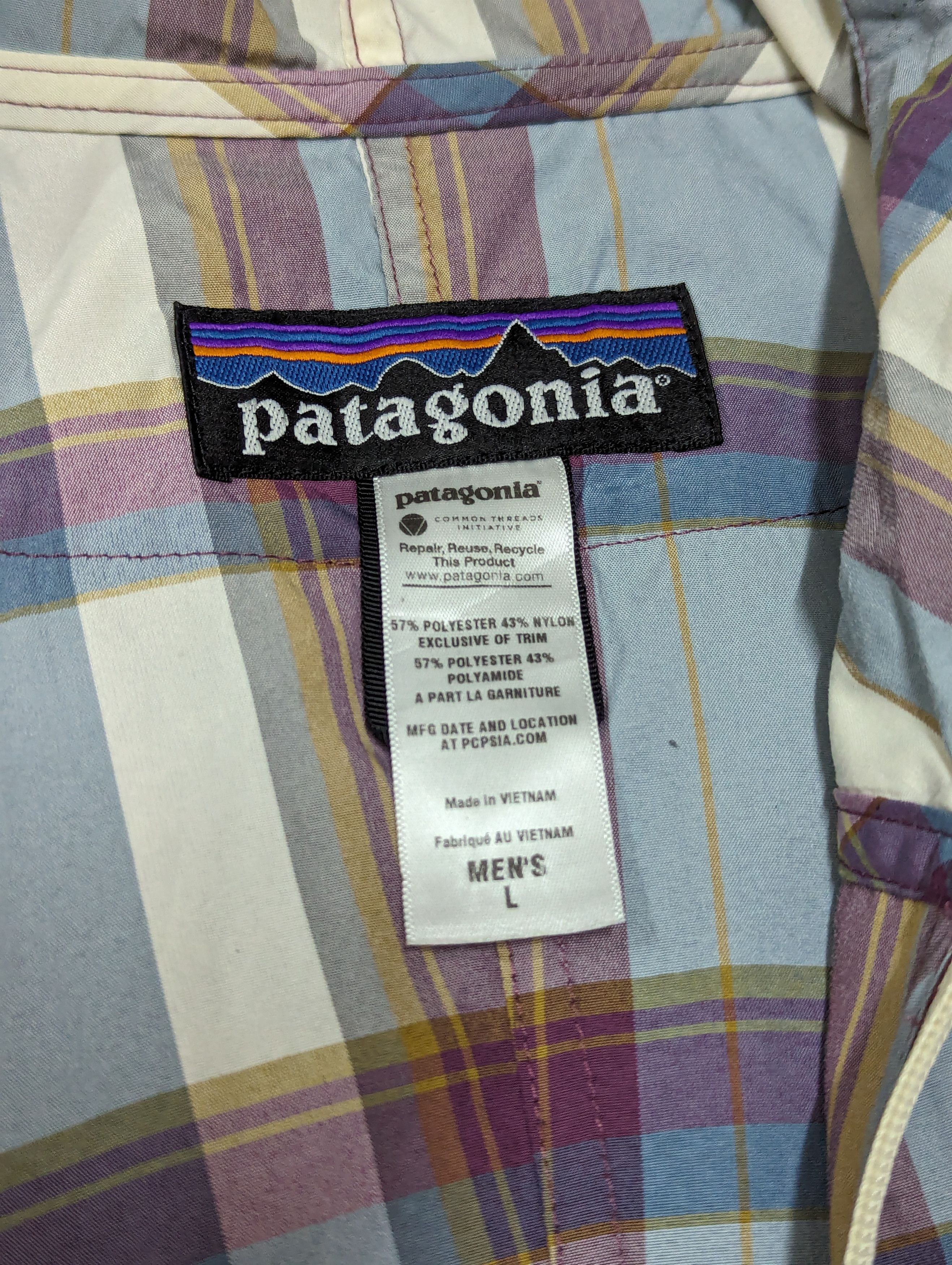 Patagonia Patagonia Mens First Sun Jacket Anorak Windbreaker Size US L / EU 52-54 / 3 - 10 Thumbnail