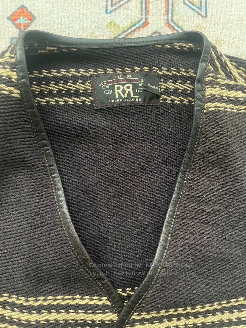 RRL Ralph Lauren RRL Ralph Lauren Stitching, leather splicing, Neptune stri Size US XS / EU 42 / 0 - 5 Thumbnail