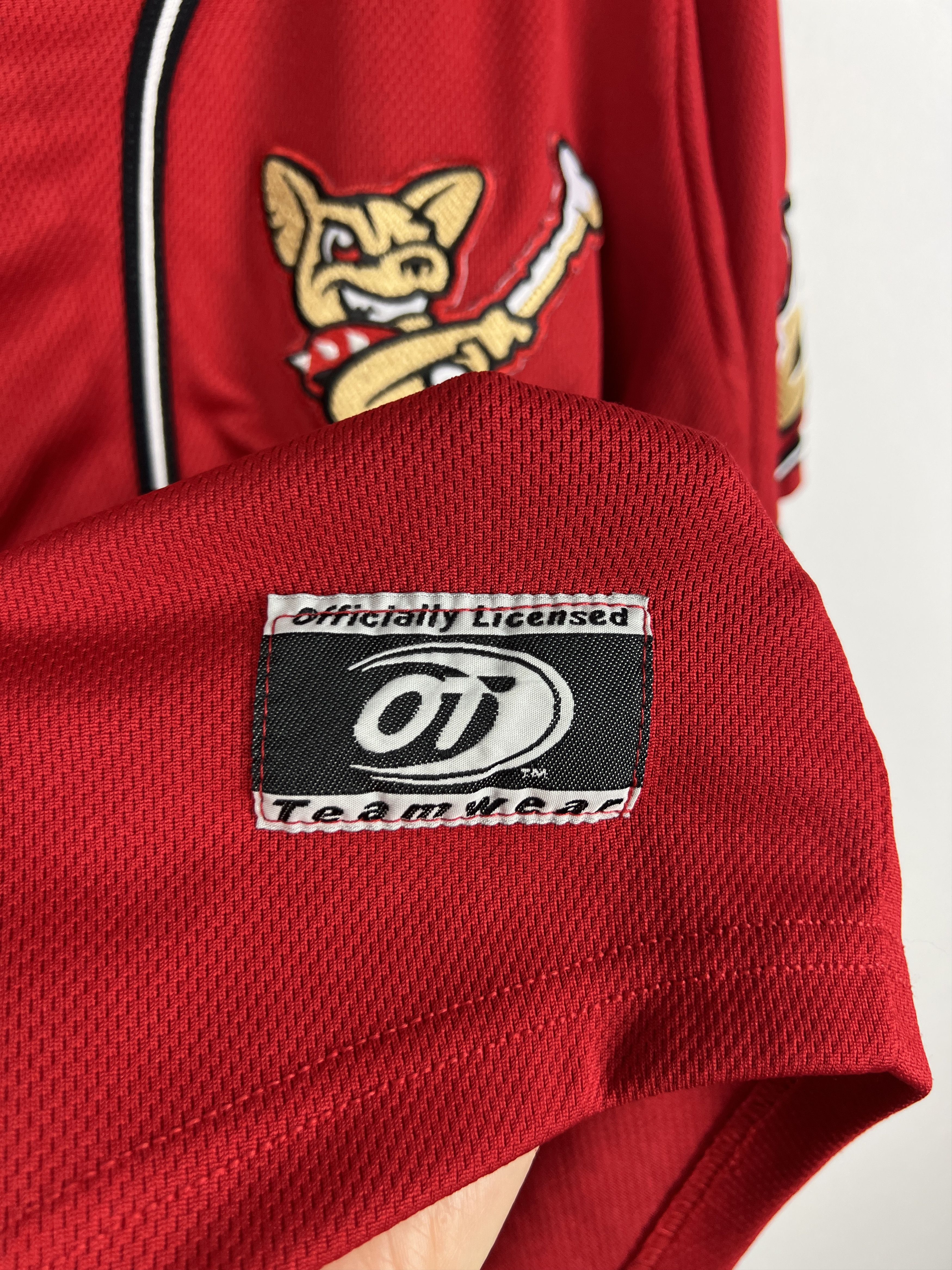 Vintage El Paso Chihuahuas Baseball Jersey Howling Dog Trikot Shirt Size US L / EU 52-54 / 3 - 5 Thumbnail