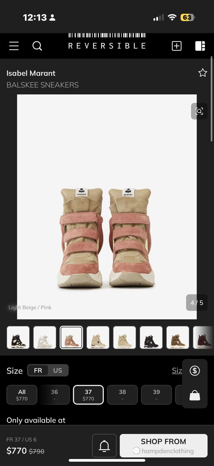 Isabel Marant isabel marant balskee sneakers Size US 5.5 / IT 35.5 - 4 Thumbnail