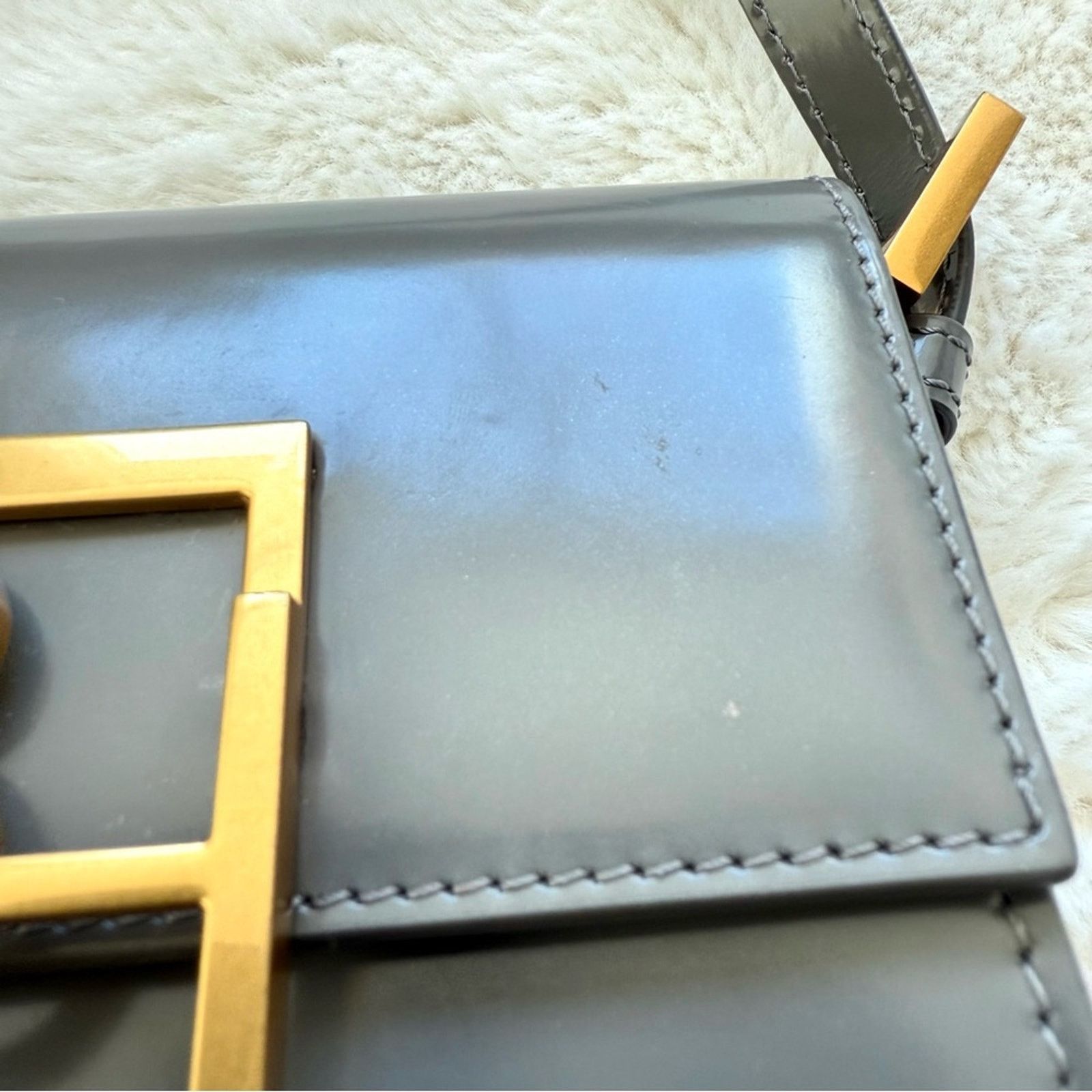 By Far By Far vegetarian leather grey top handle bag Retail 350$ Size ONE SIZE - 4 Thumbnail