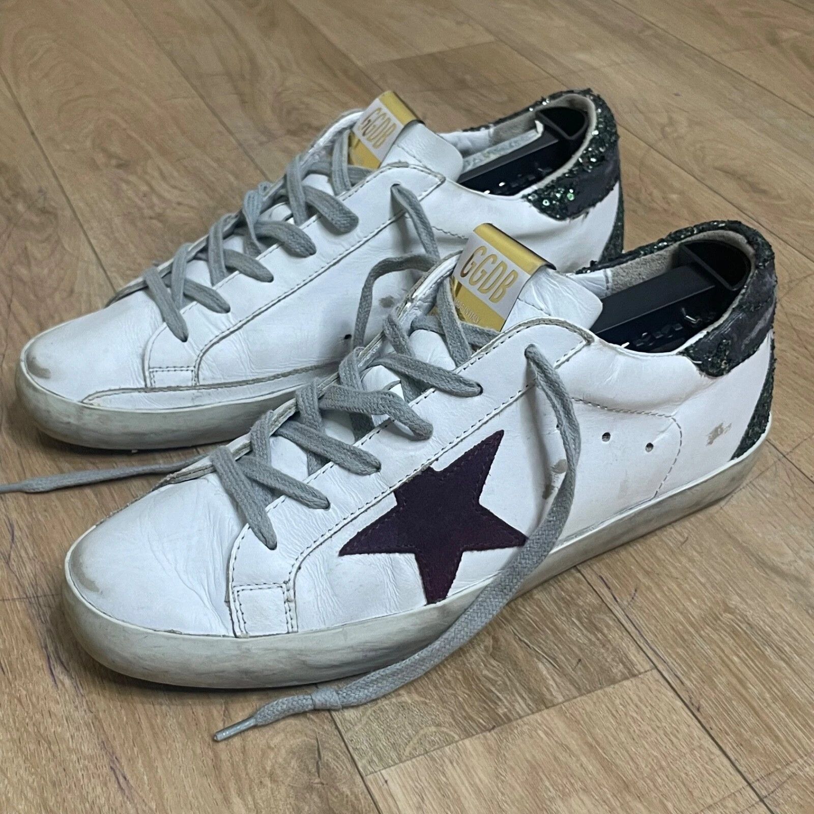 Golden Goose GGDB Golden Goose Sneakers Supersta low top womens white Size US 8 / IT 38 - 2 Thumbnail