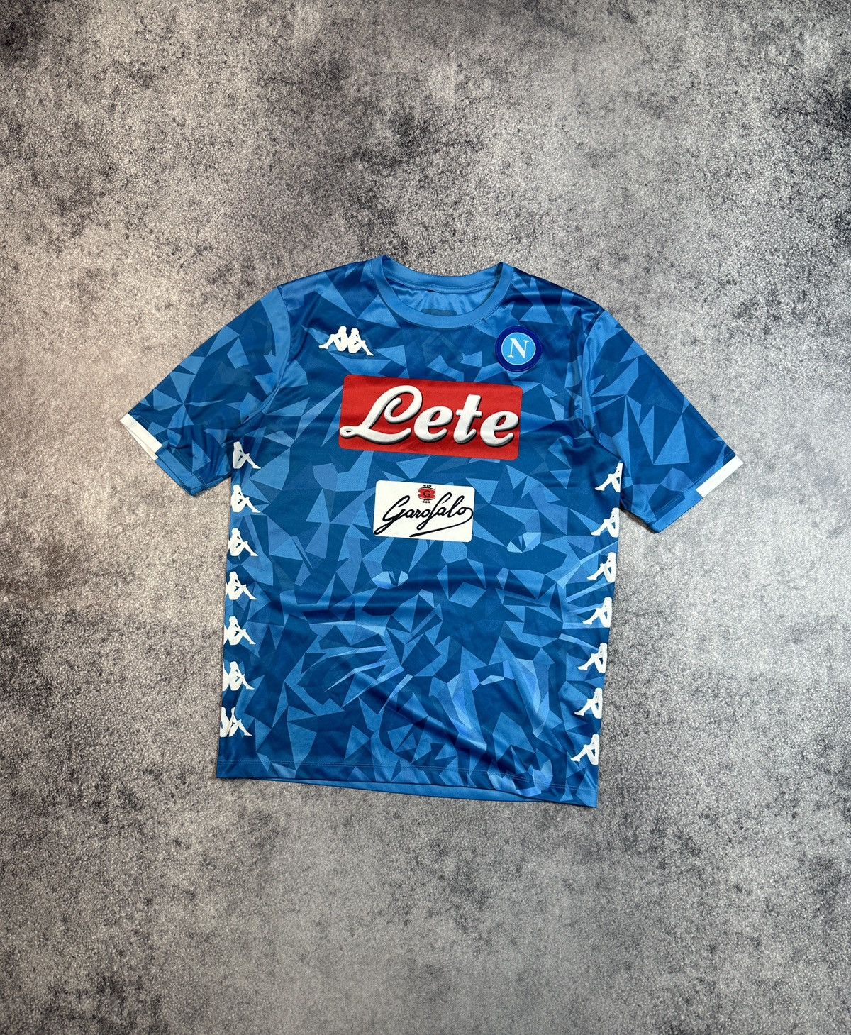 Kappa × Vintage Vintage Kappa Napoli Soccer Jersey Blokecore Style M Rare Size US M / EU 48-50 / 2 - 1 Thumbnail